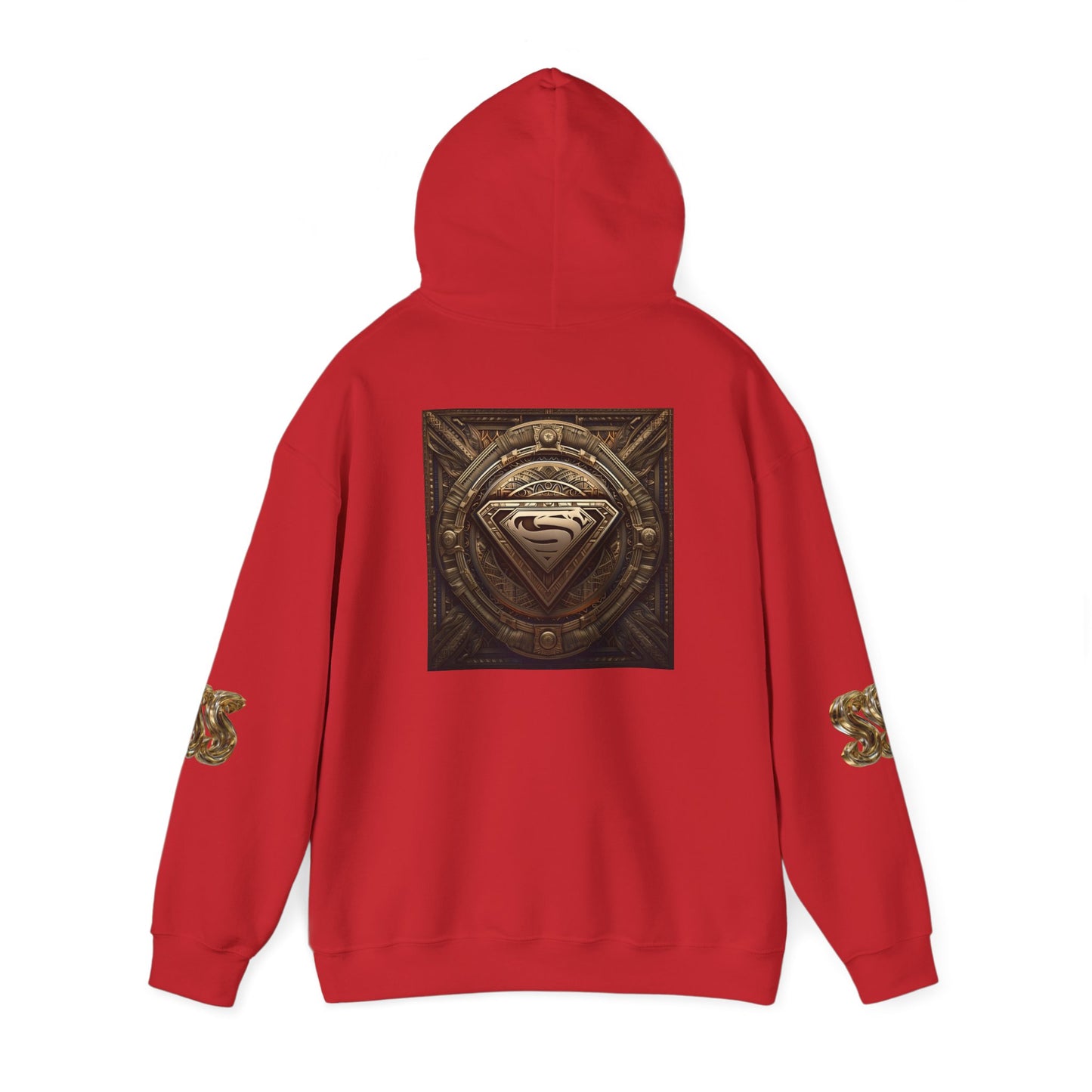 Superhero Heavy Blend™ Hoodie – Stylish Unisex Sweatshirt with Iconic Emblem