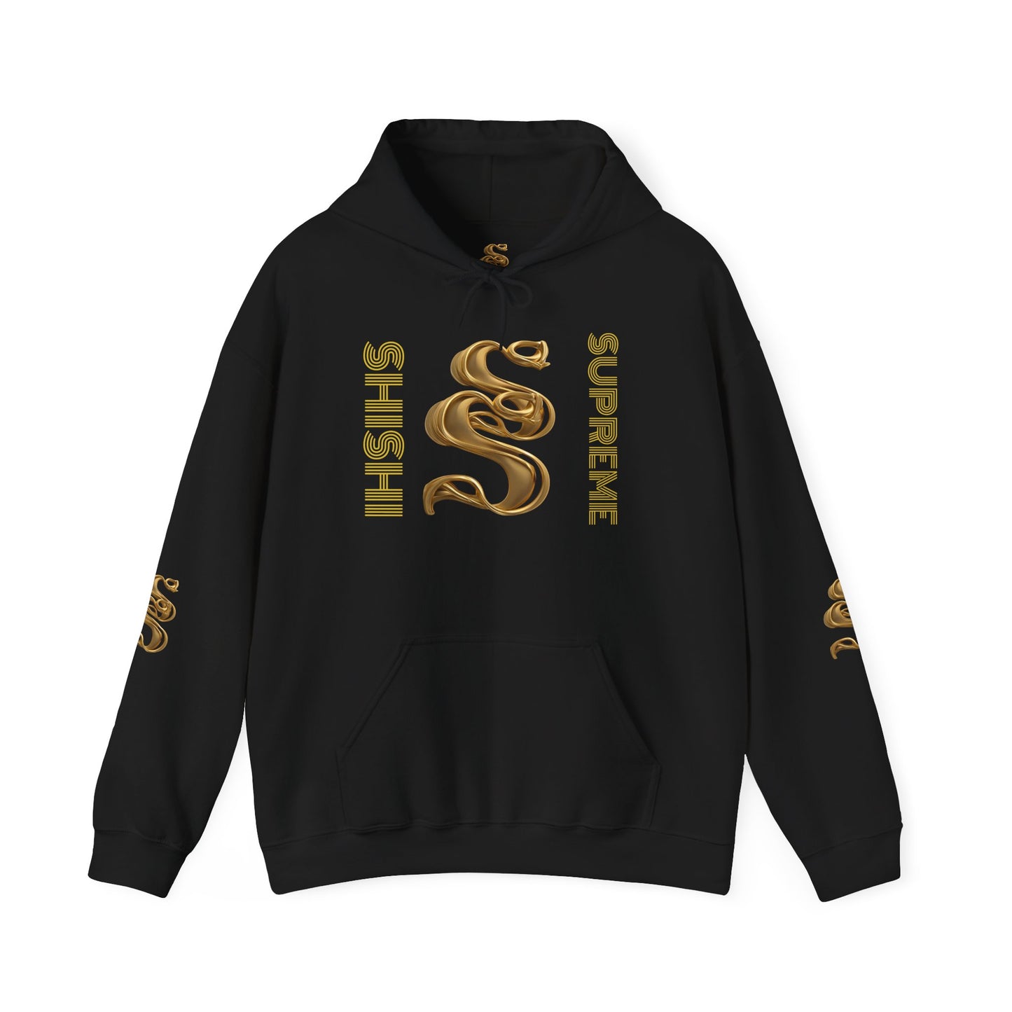Gold Shishi Supreme Unisex Heavy Blend Hooded Sweatshirt | Stylish Streetwear for Casual Comfort