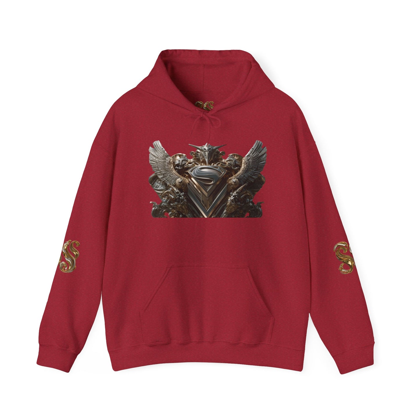 Epic Fantasy Unisex Hooded Sweatshirt with Bold Design