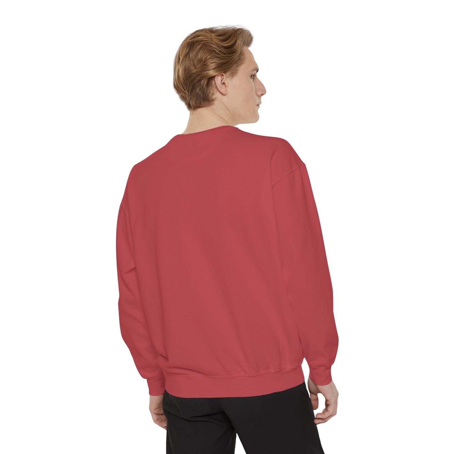 Eco-Friendly Unisex Garment-Dyed Sweatshirt with Stylish Design