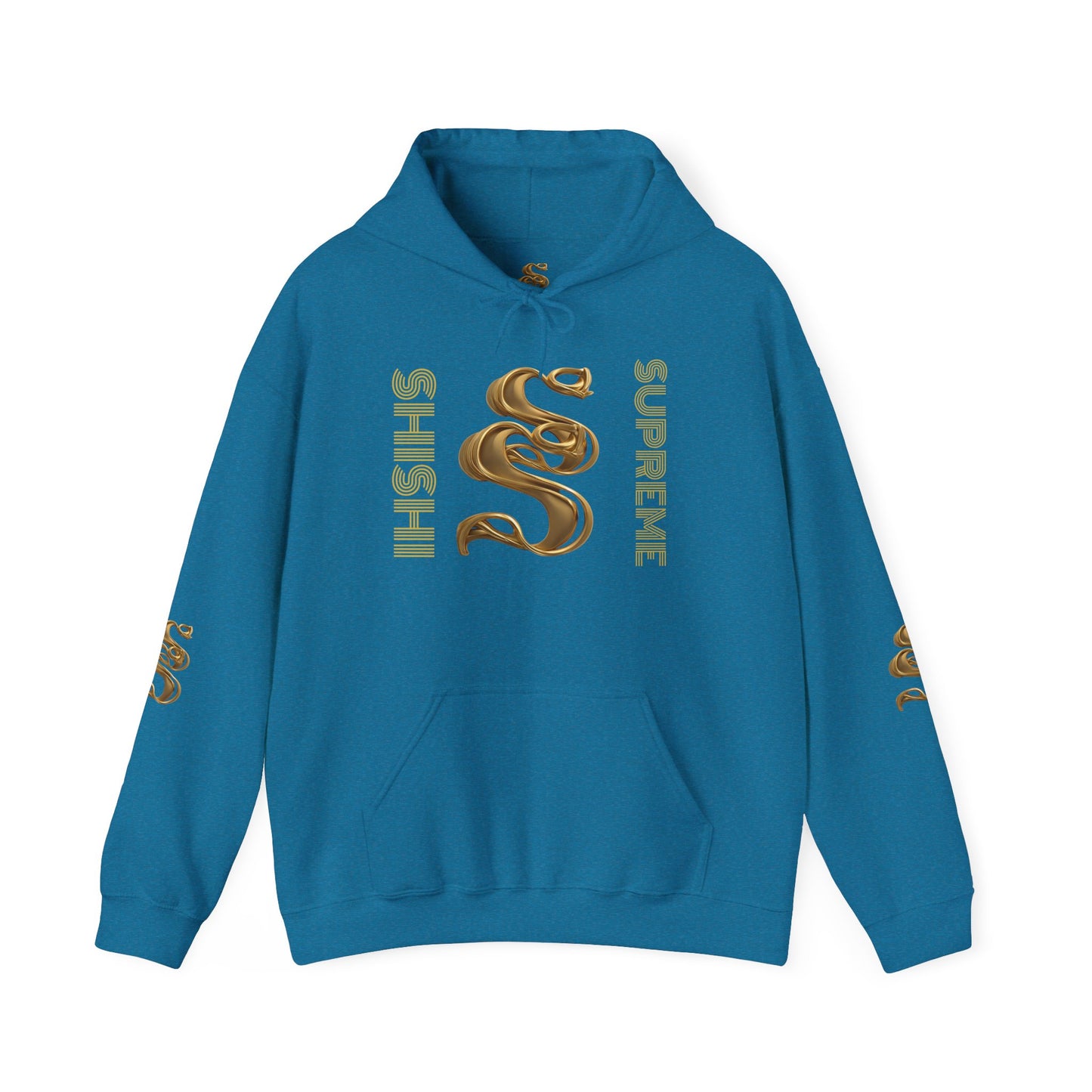 Gold Shishi Supreme Unisex Heavy Blend Hooded Sweatshirt | Stylish Streetwear for Casual Comfort