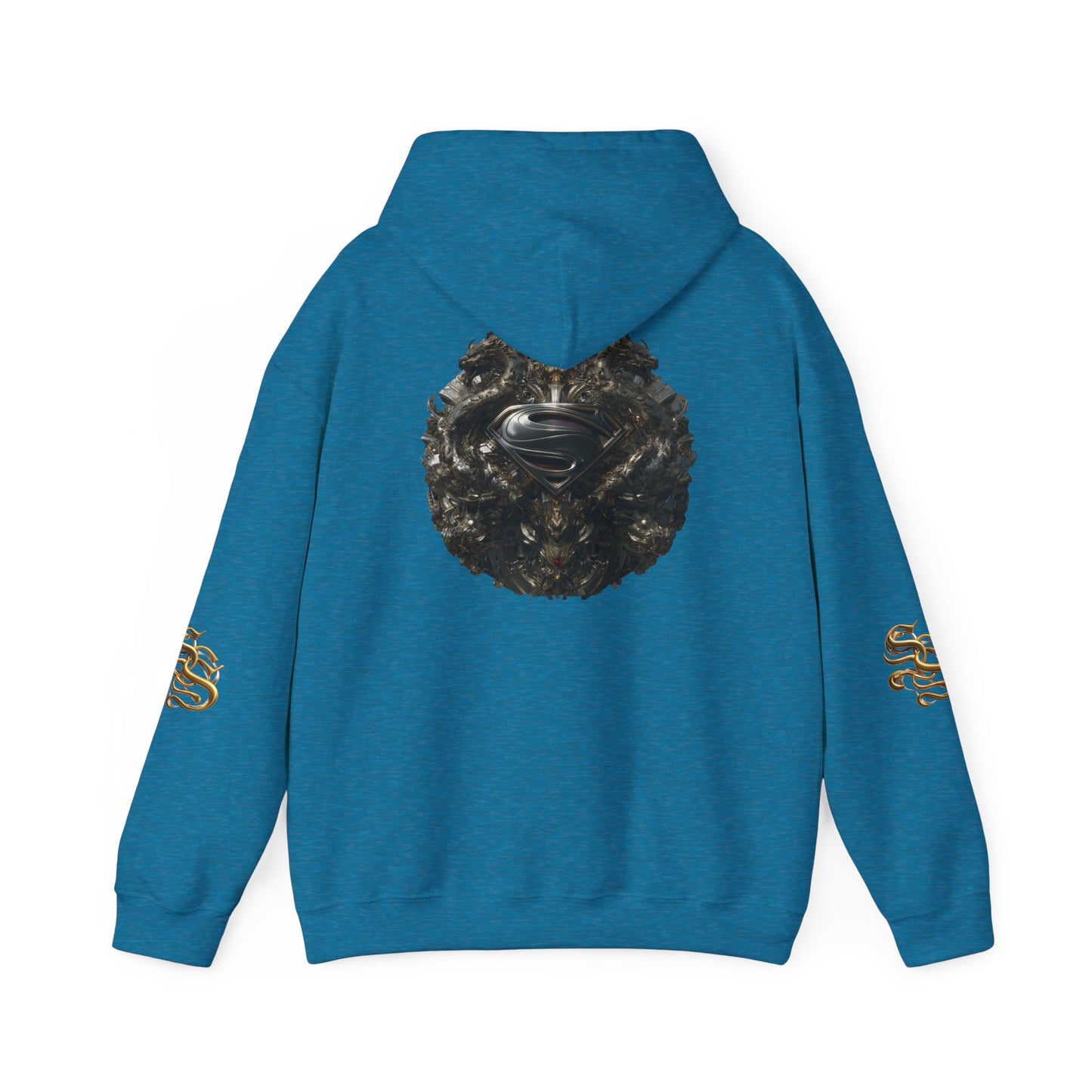 Vintage Superman Graphic Hoodie - Unisex Heavy Blend Sweatshirt