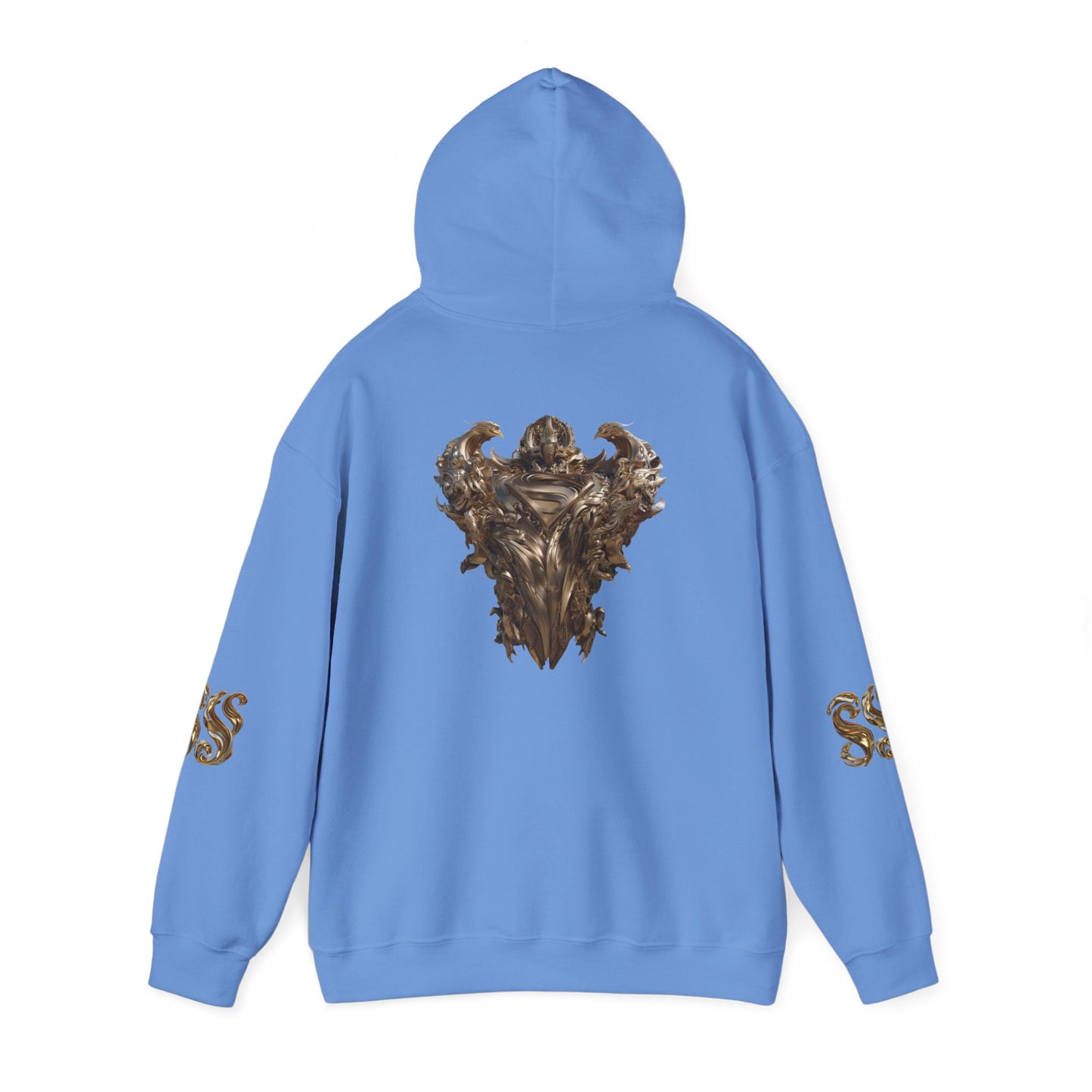 Epic Superhero Hoodie with Metallic Design - Unisex Heavy Blend™