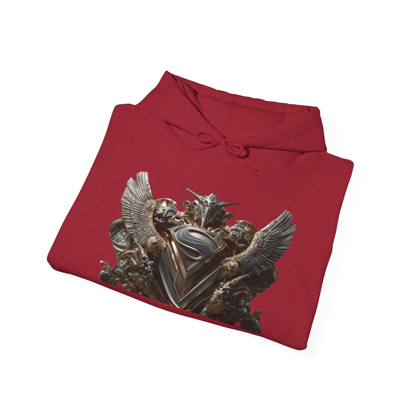 Epic Fantasy Unisex Hooded Sweatshirt with Bold Design