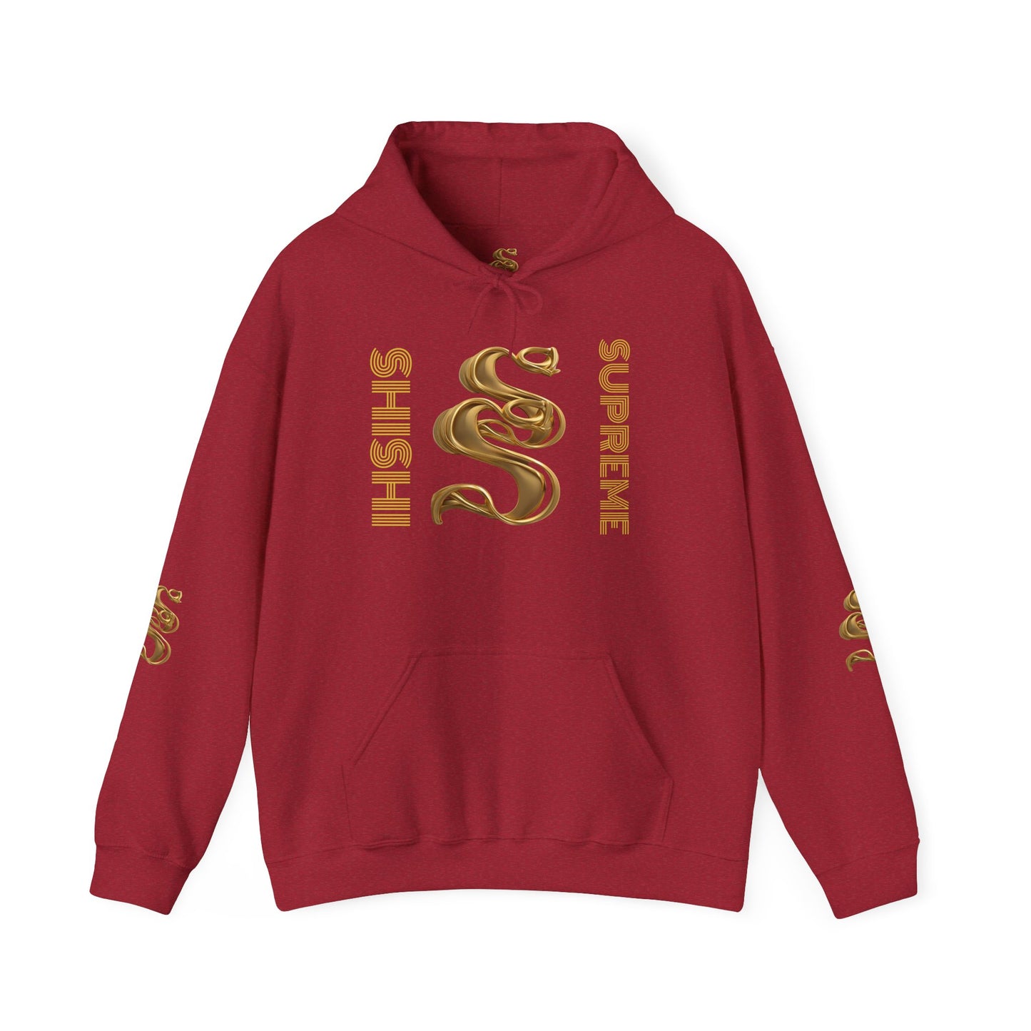 Gold Shishi Supreme Unisex Heavy Blend Hooded Sweatshirt | Stylish Streetwear for Casual Comfort