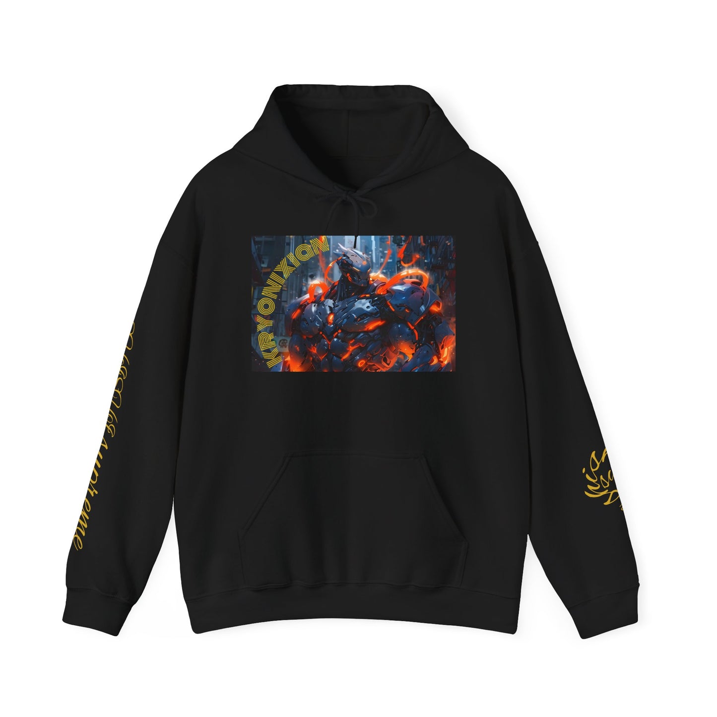 Kryonixan in the city Unisex Heavy Blend™ Hoodie – Street Style Art for Everyday Wear