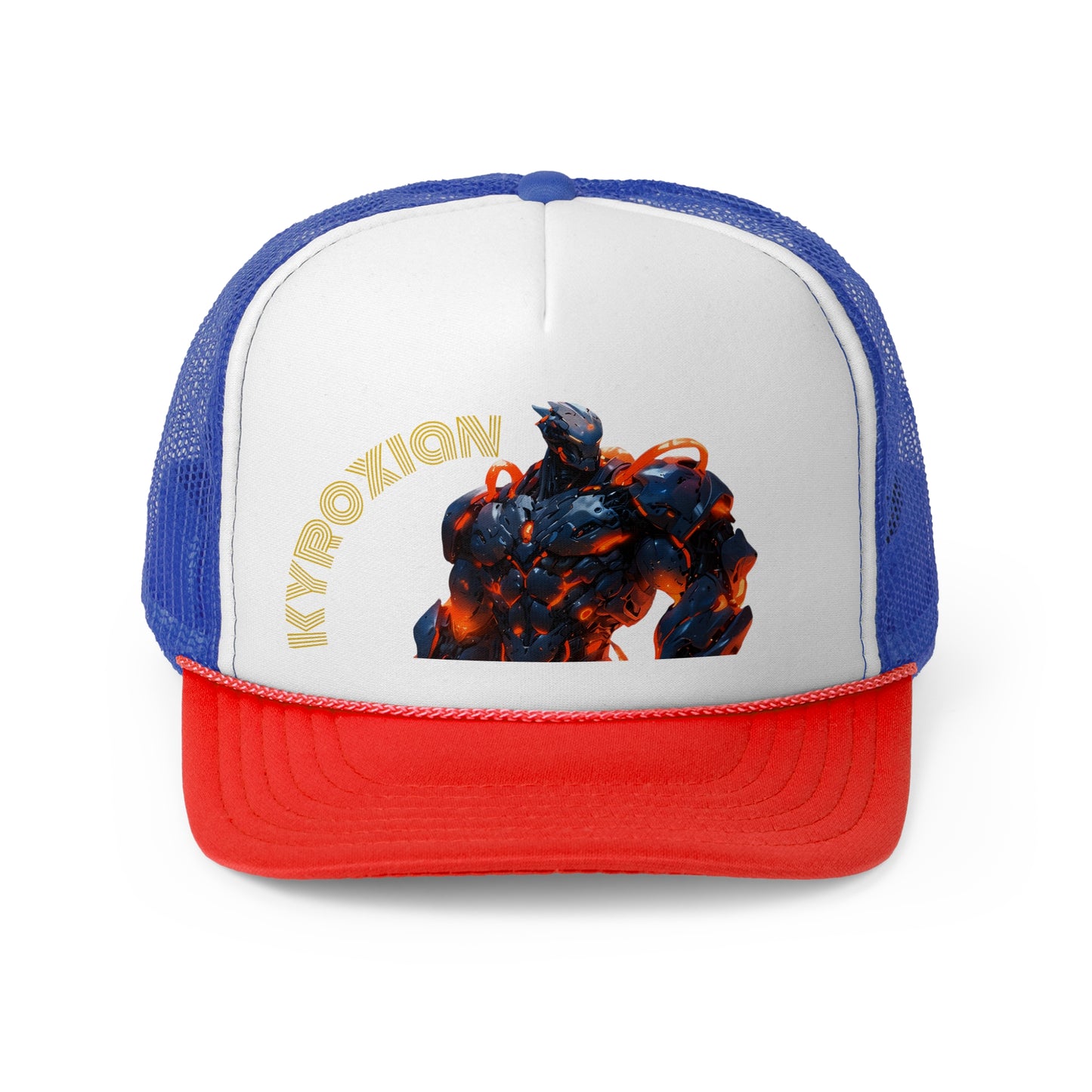 Cyberpunk Trucker Cap - Futuristic Design for Tech Lovers