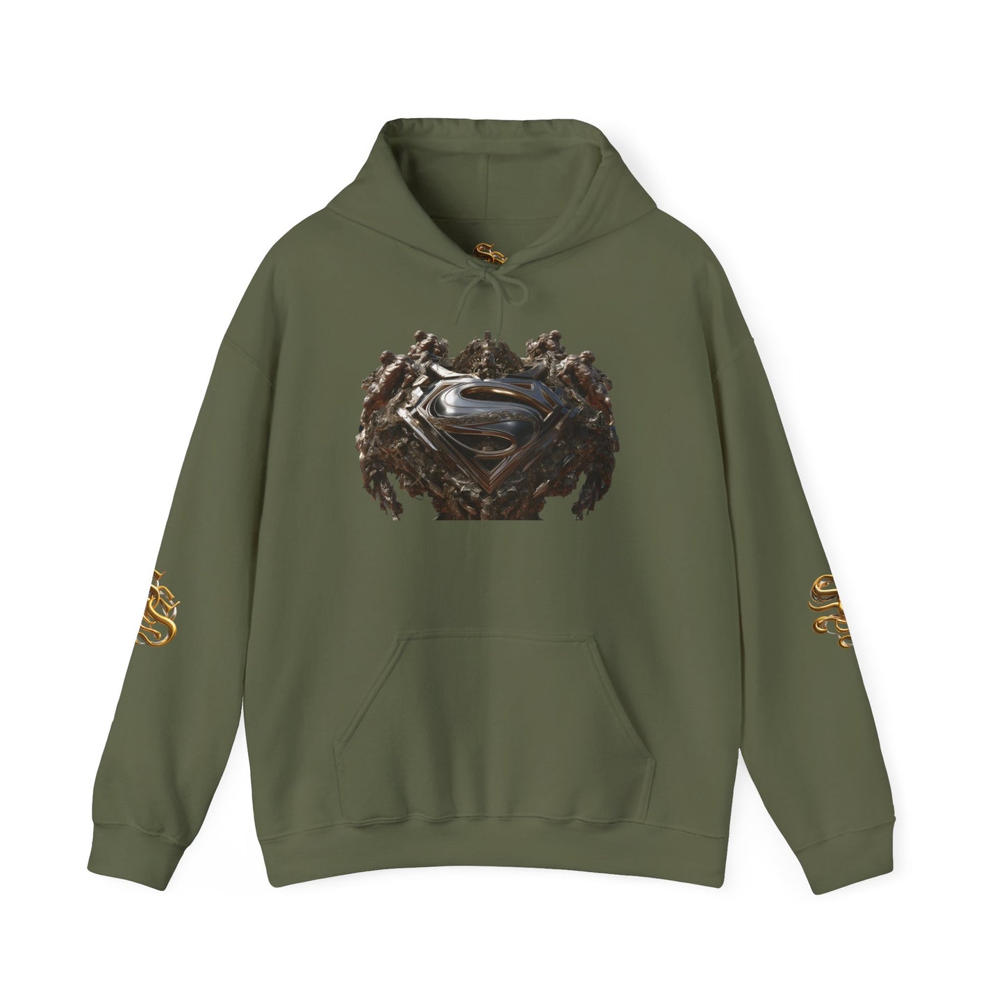 Unisex Heavy Blend™ Superhero Graphic Hoodie - Bold and Stylish Apparel for Fans