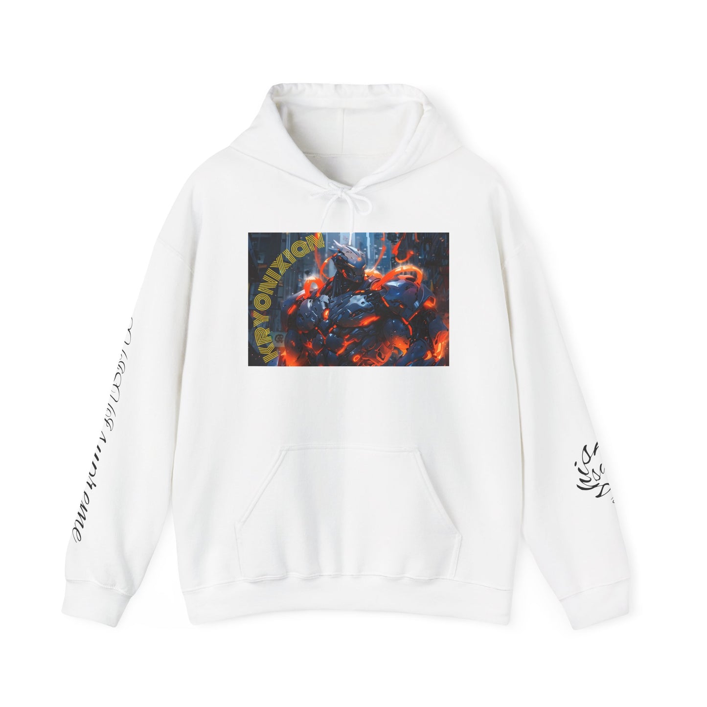 Kryonixan in the city Unisex Heavy Blend™ Hoodie – Street Style Art for Everyday Wear