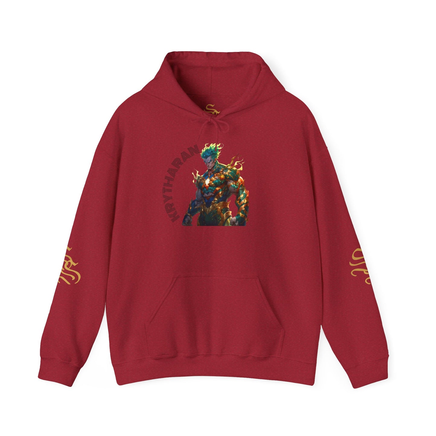 Fantasy Graphic Hooded Sweatshirt - Perfect for Gamers and Art Lovers