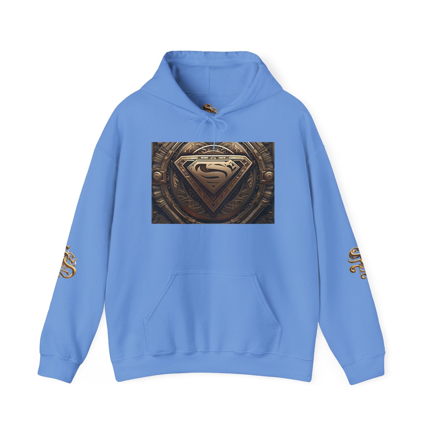 Superhero Emblem Unisex Hoodie - Heavy Blend™ Sweatshirt