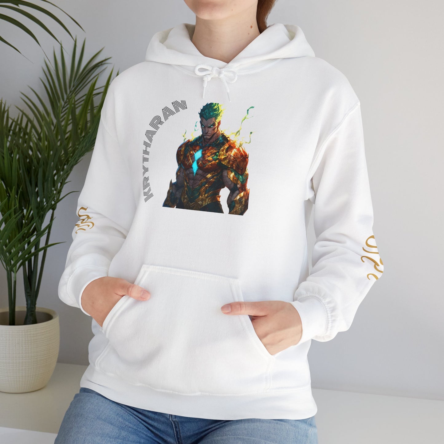 KRYTHARAN Graphic Unisex Hooded Sweatshirt - Unique Art Design