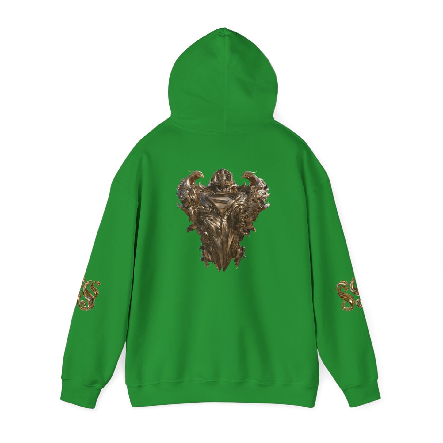 Epic Superhero Hoodie with Metallic Design - Unisex Heavy Blend™