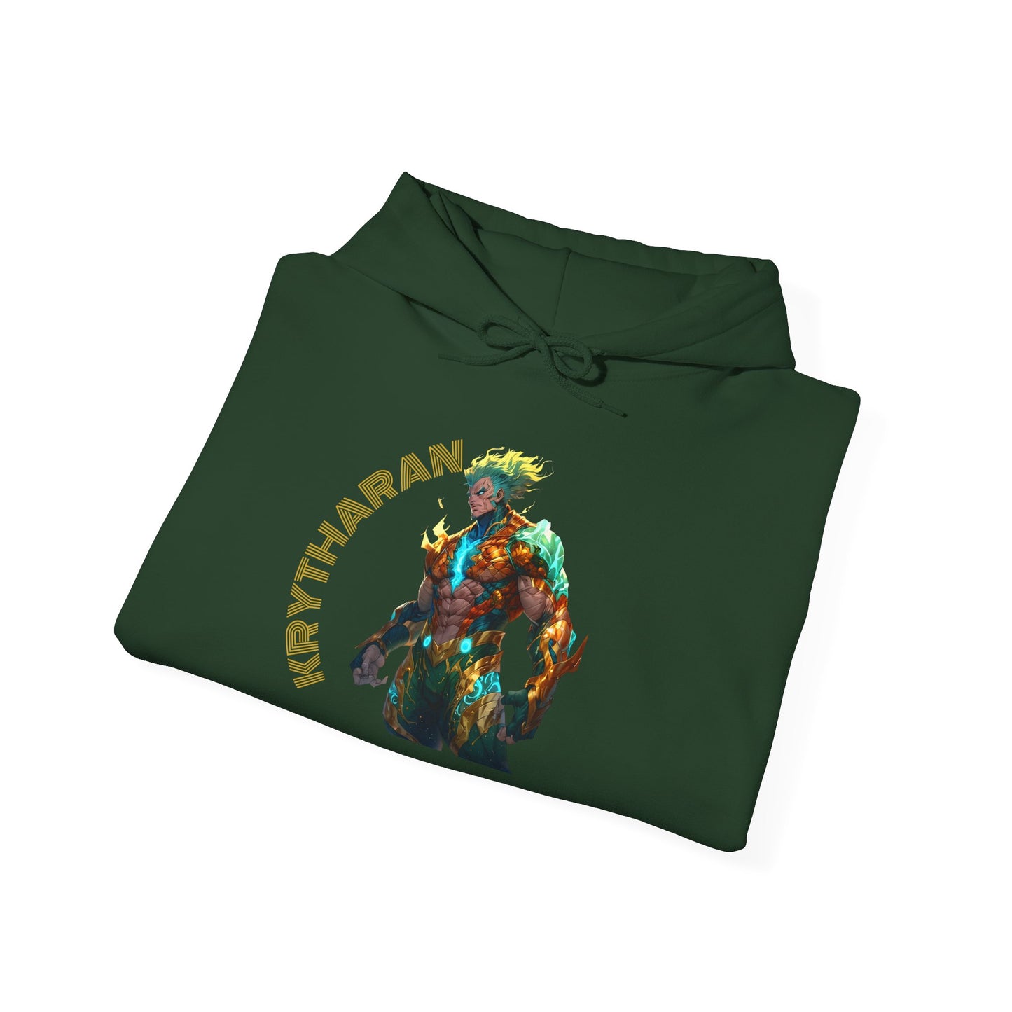Fantasy-Inspired Unisex Hoodie with Mythical Graphic Design