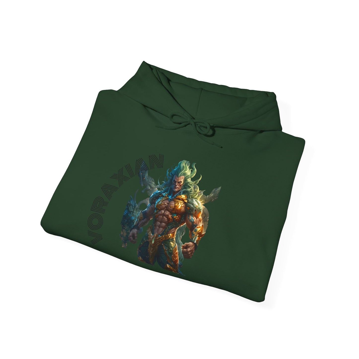 Fantasy Graphic Hoodie for Gaming Fans, Cozy Pullover with Unique Character Design, Perfect for Gifting, Casual Wear, and Celebrations