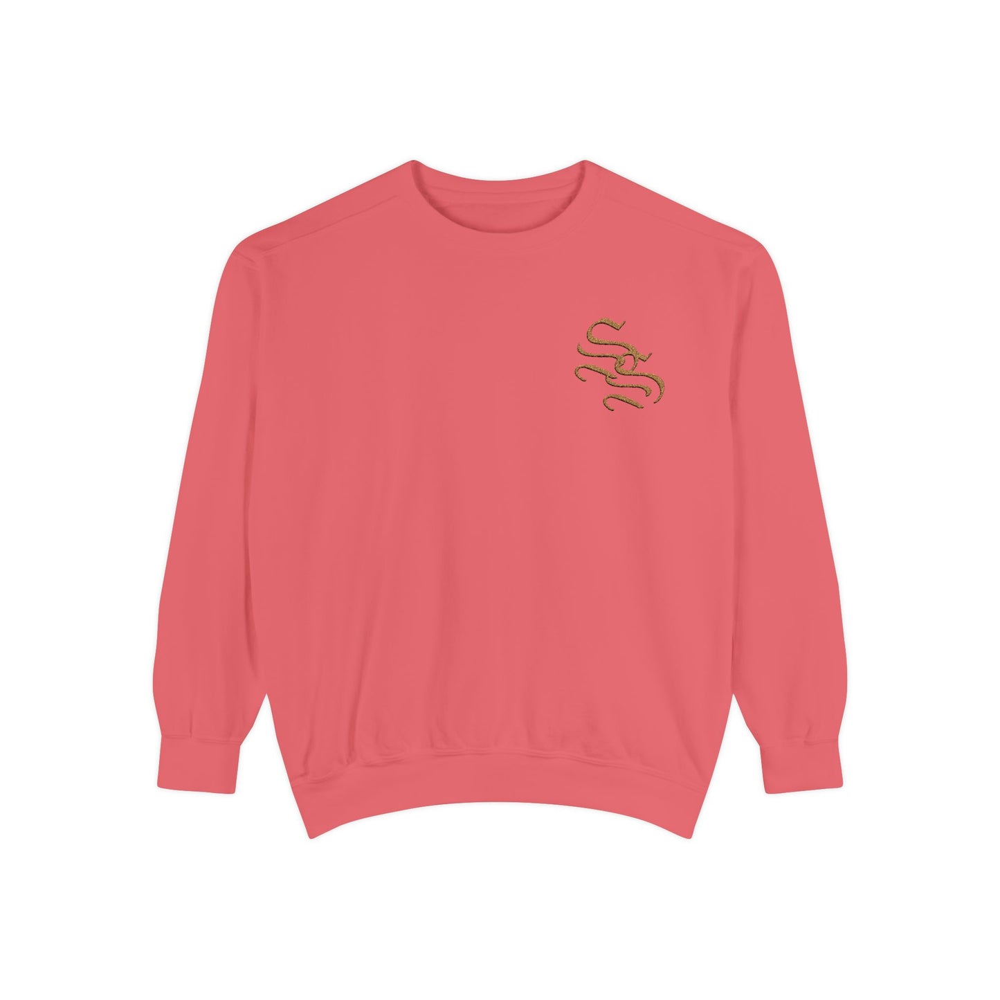 Eco-Friendly Unisex Garment-Dyed Sweatshirt with Stylish Design