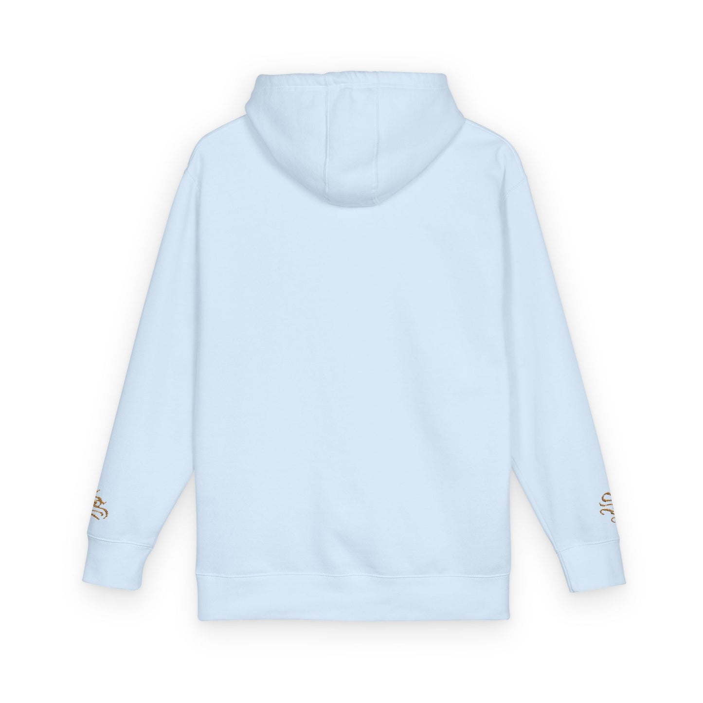 Cozy Unisex Fleece Hoodie with Gold Snake Design