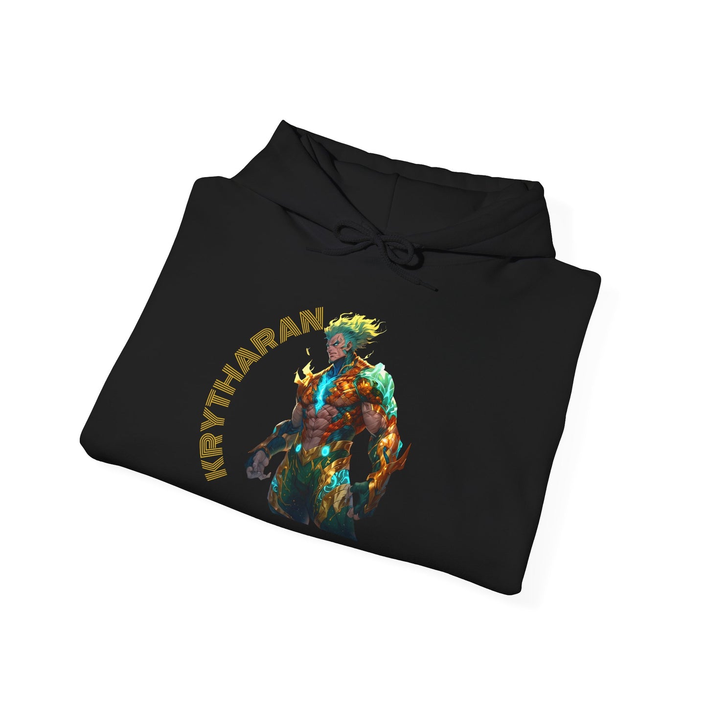 Fantasy-Inspired Unisex Hoodie with Mythical Graphic Design