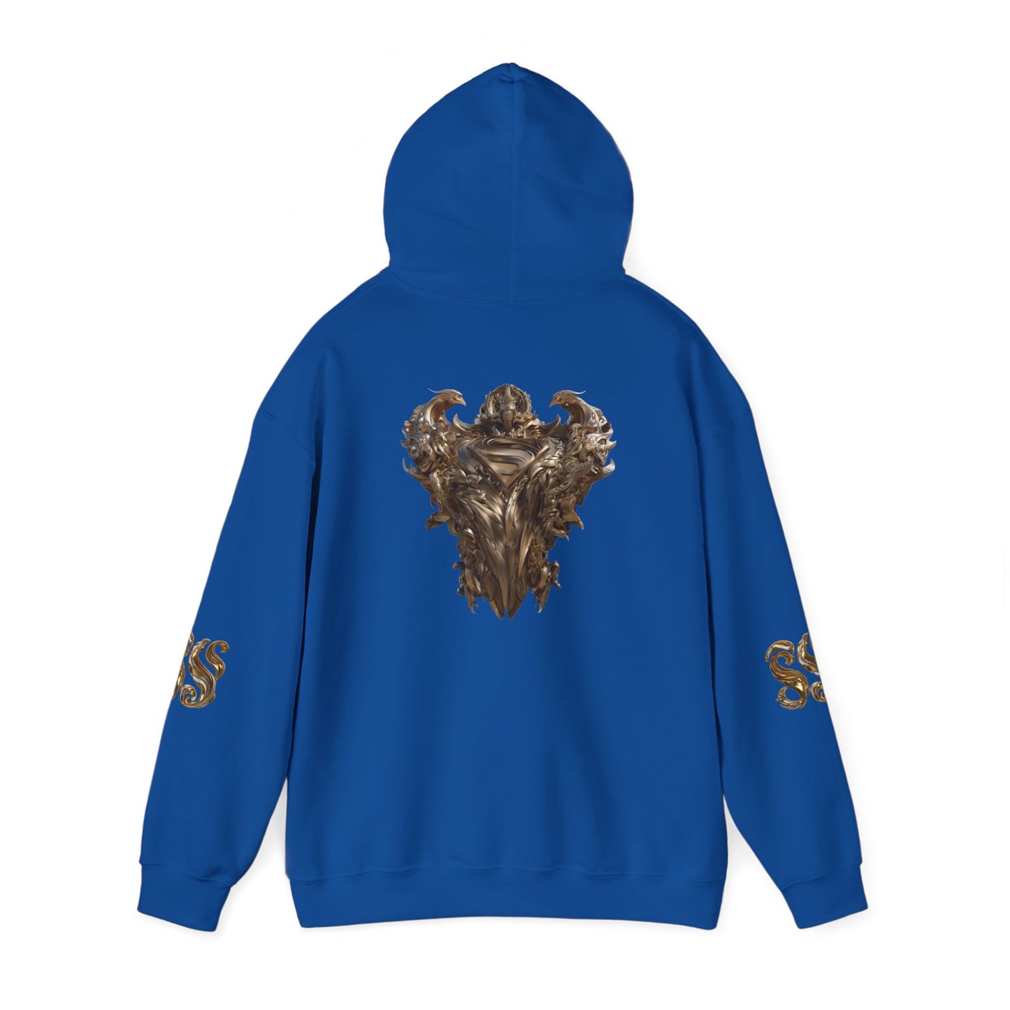 Epic Superhero Hoodie with Metallic Design - Unisex Heavy Blend™