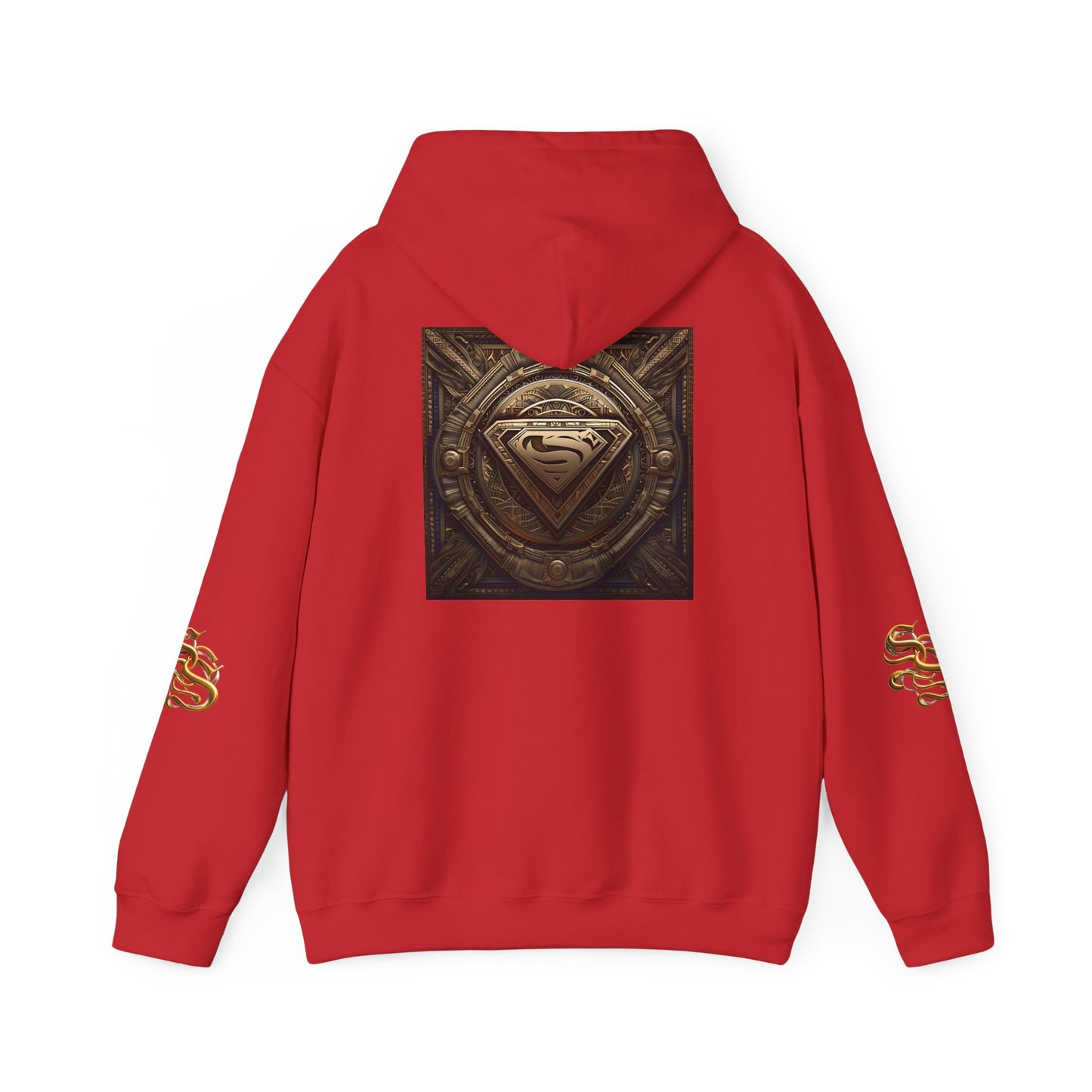 Superhero Emblem Unisex Hoodie - Heavy Blend™ Sweatshirt