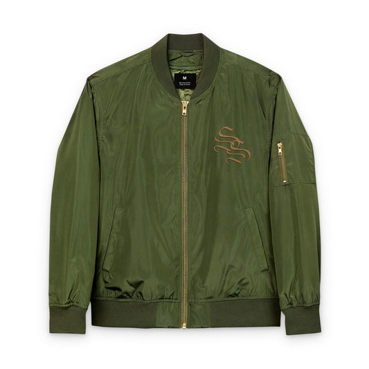 Eco-Friendly Embroidered Bomber Jacket - Stylish and Sustainable Outerwear