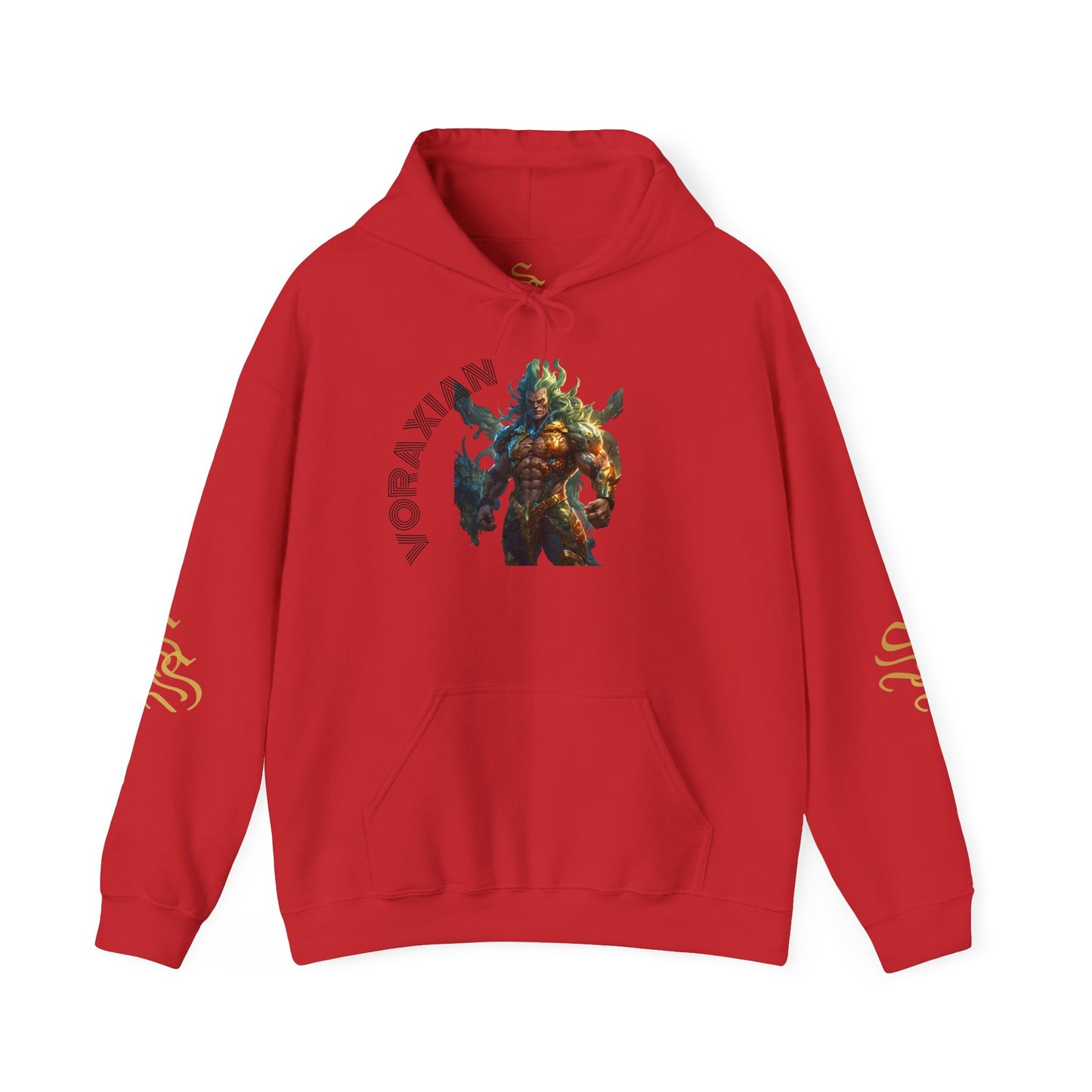Fantasy Graphic Hoodie for Gaming Fans, Cozy Pullover with Unique Character Design, Perfect for Gifting, Casual Wear, and Celebrations