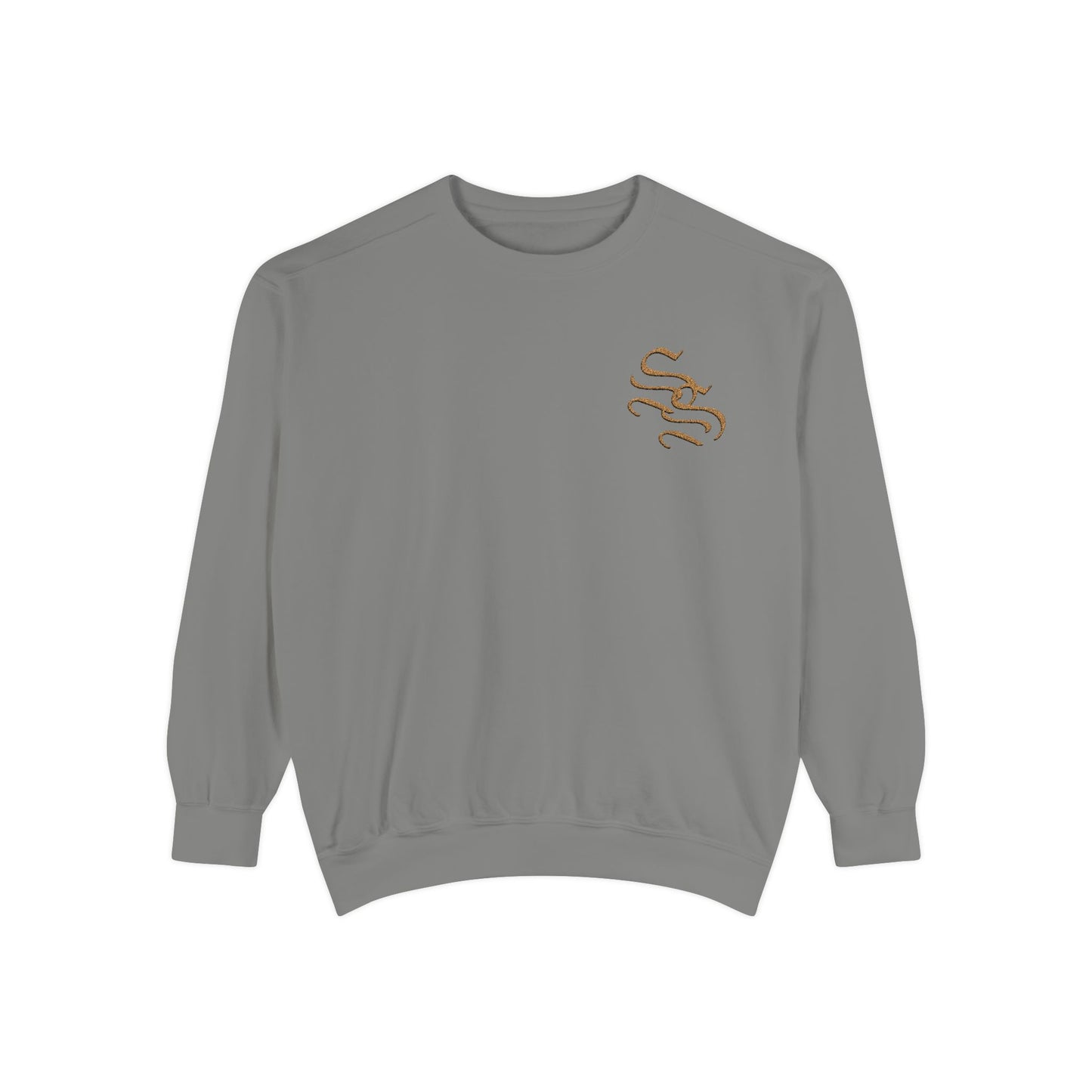 Eco-Friendly Unisex Garment-Dyed Sweatshirt with Stylish Design