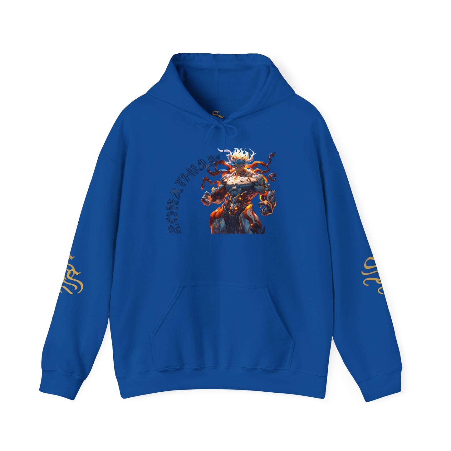 Zorathian Unisex Heavy Blend™ Hoodie - Bold Graphic Design for Everyday Wear