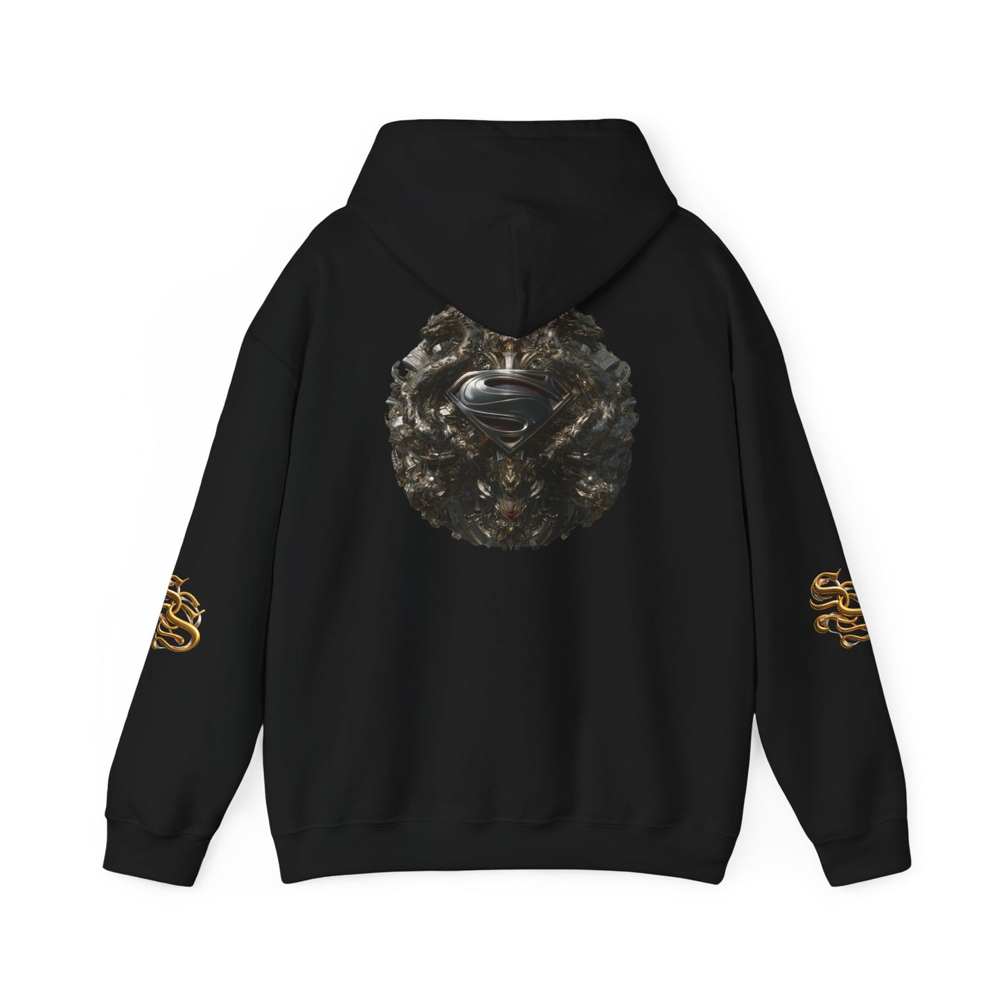 Vintage Superman Graphic Hoodie - Unisex Heavy Blend Sweatshirt