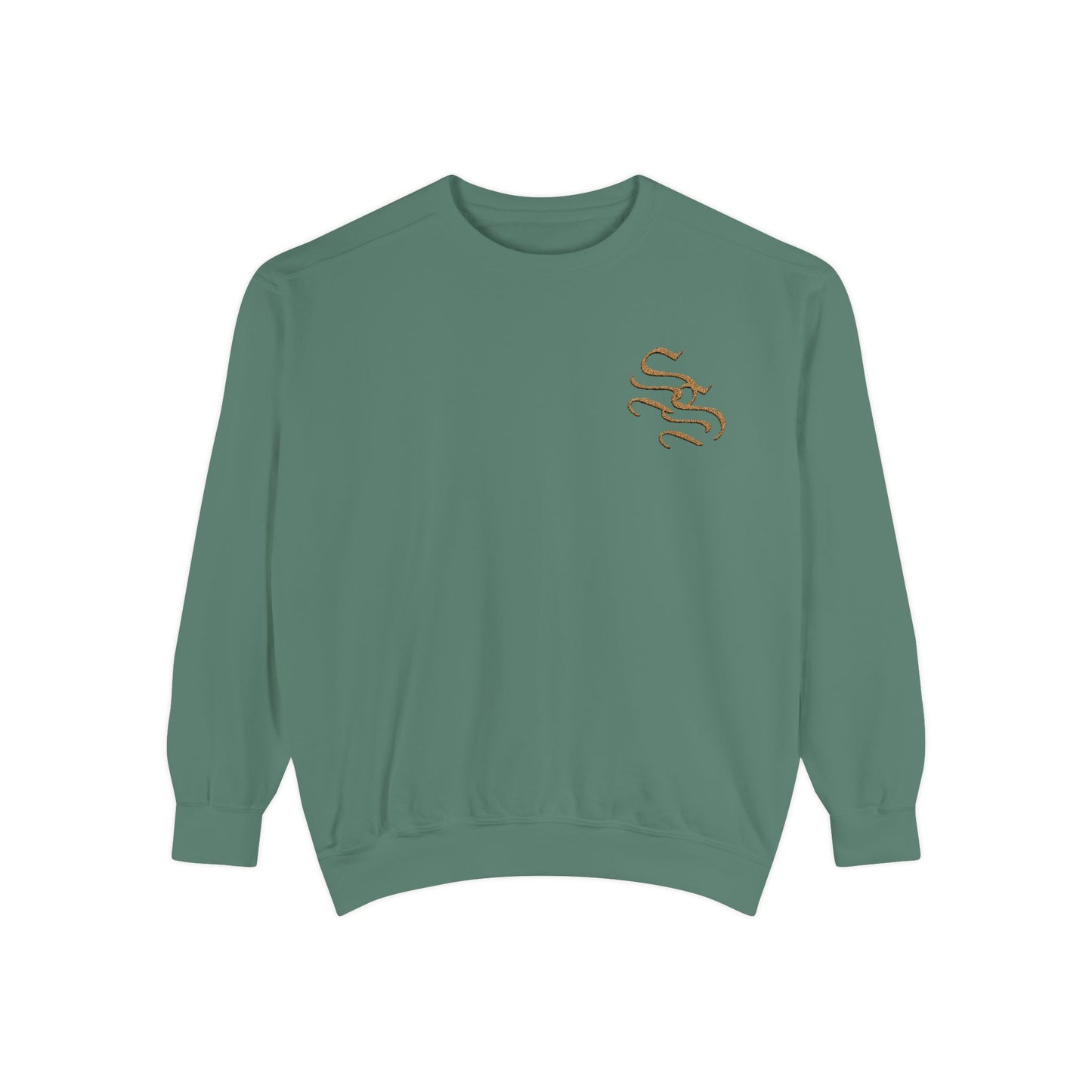 Eco-Friendly Unisex Garment-Dyed Sweatshirt with Stylish Design