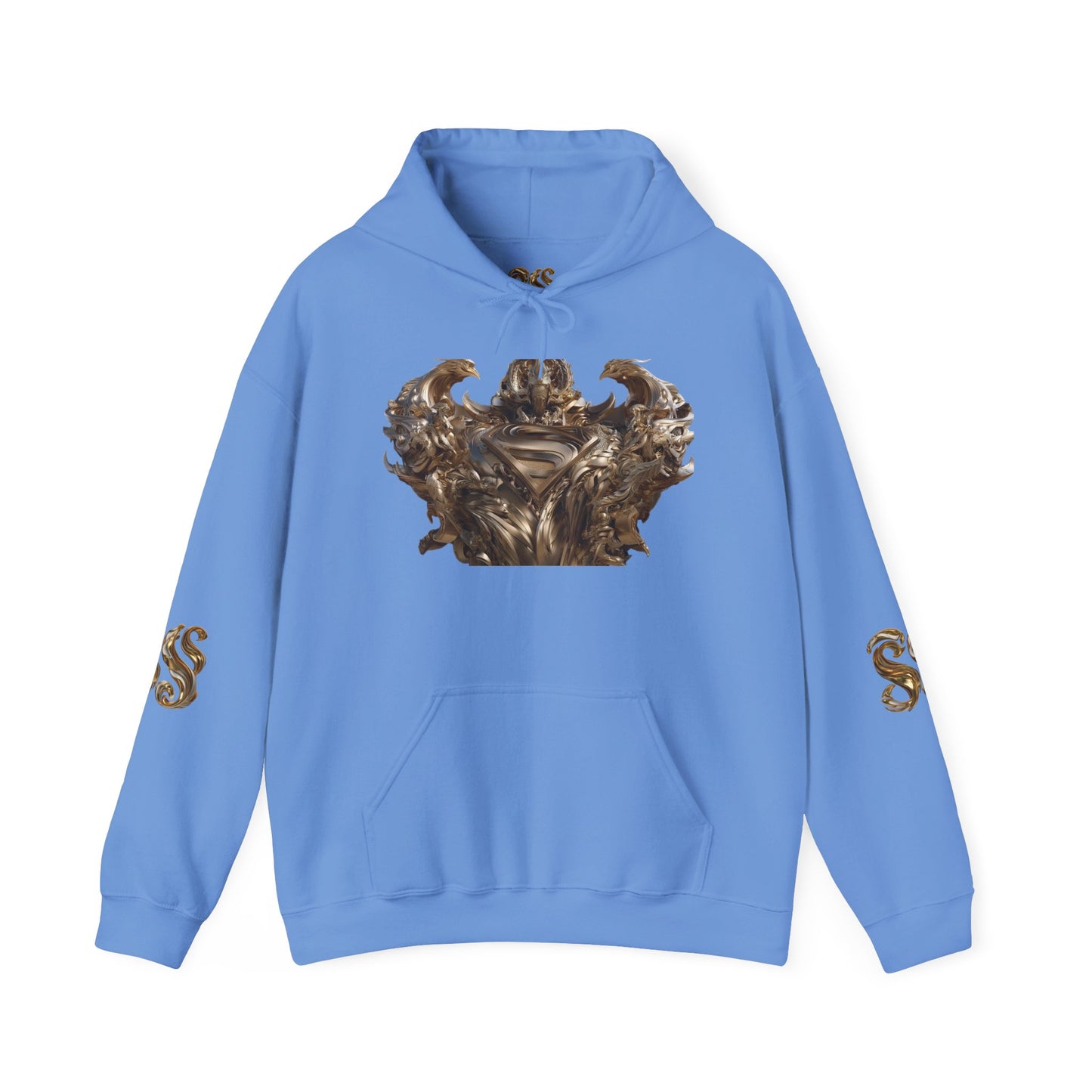 Epic Superhero Hoodie with Metallic Design - Unisex Heavy Blend™