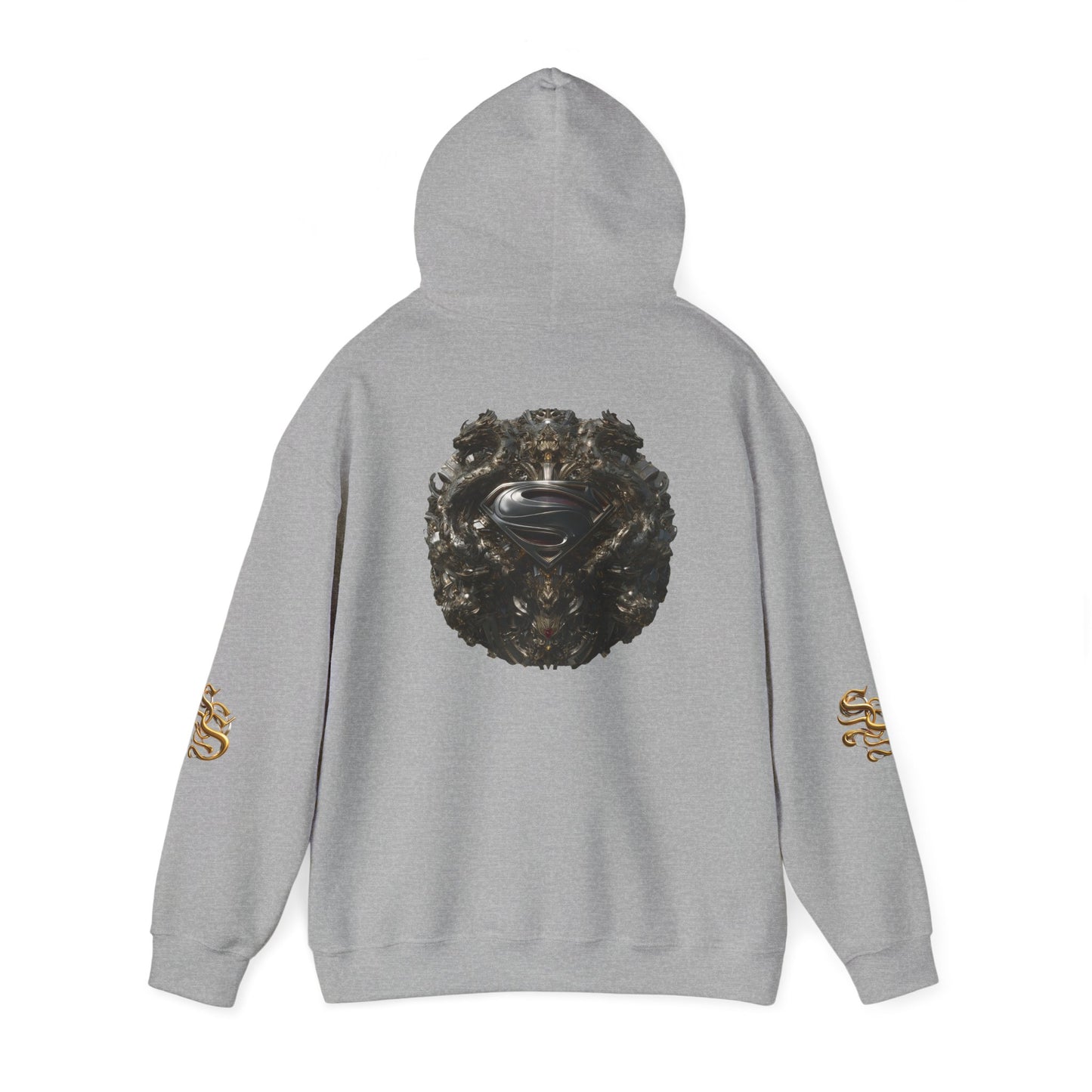 Vintage Superman Graphic Hoodie - Unisex Heavy Blend Sweatshirt