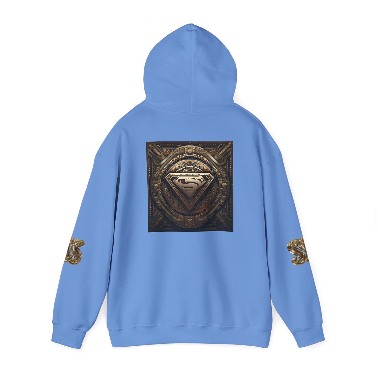 Superhero Heavy Blend™ Hoodie – Stylish Unisex Sweatshirt with Iconic Emblem