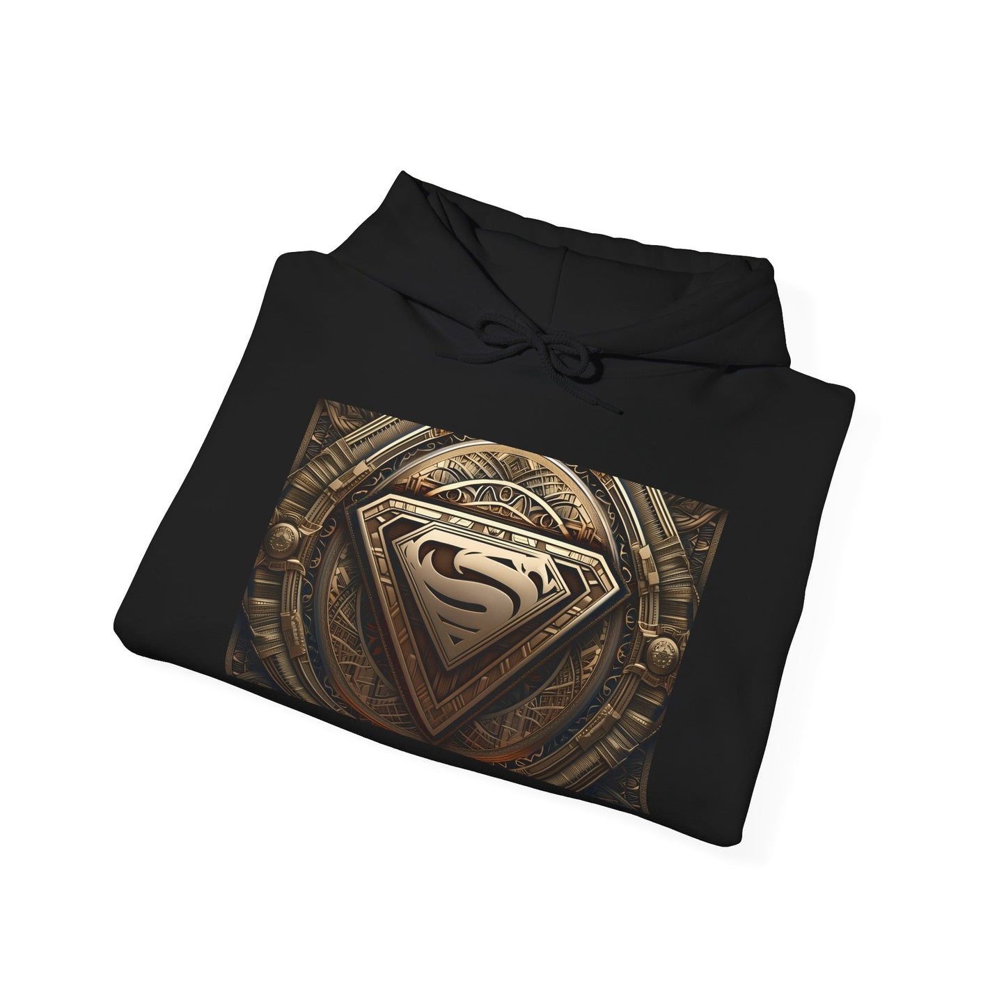 Superhero Heavy Blend™ Hoodie – Stylish Unisex Sweatshirt with Iconic Emblem