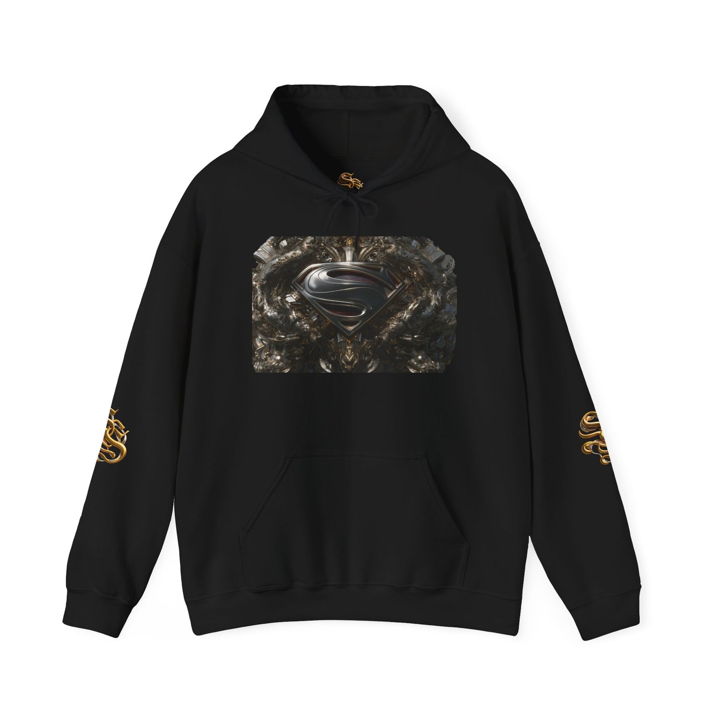 Vintage Superman Graphic Hoodie - Unisex Heavy Blend Sweatshirt