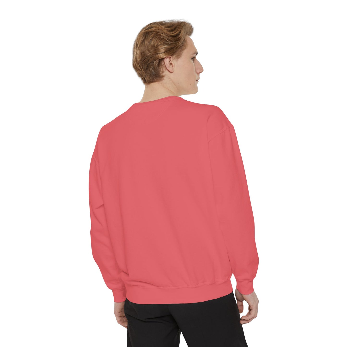 Eco-Friendly Unisex Garment-Dyed Sweatshirt with Stylish Design