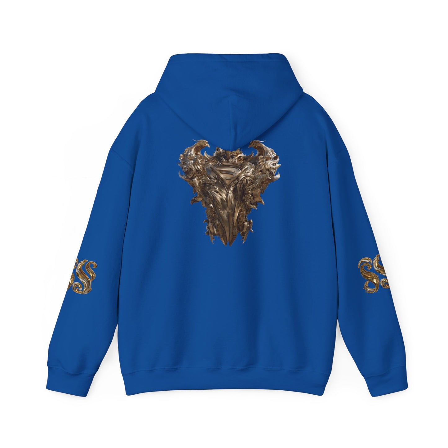 Epic Superhero Hoodie with Metallic Design - Unisex Heavy Blend™