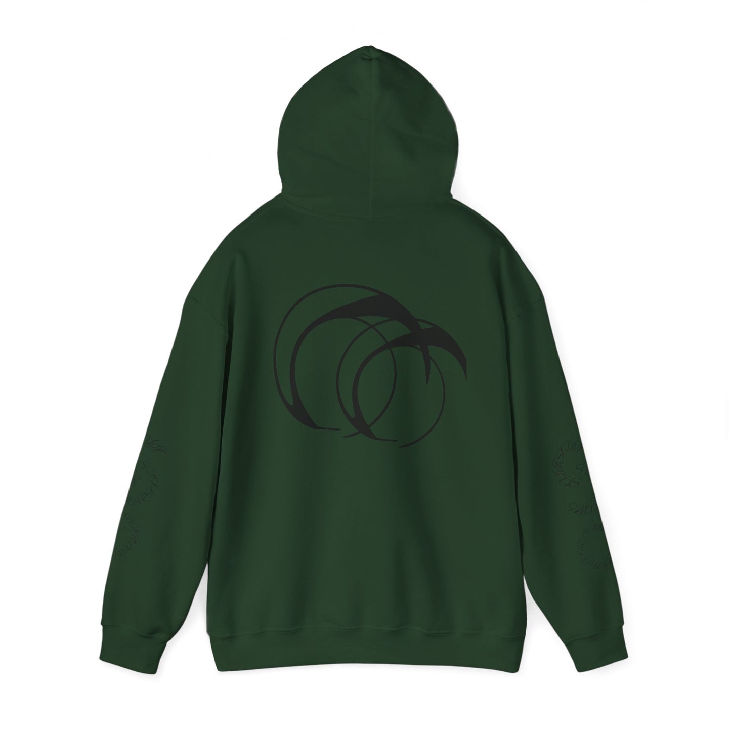 Zarvokian Prime Warrior Hoodie - Unisex Heavy Blend Sweatshirt with Artistic Design