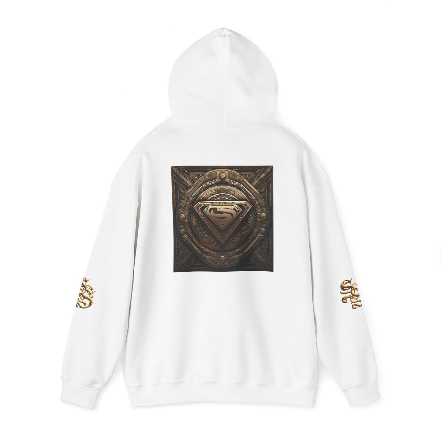 Superhero Emblem Unisex Hoodie - Heavy Blend™ Sweatshirt