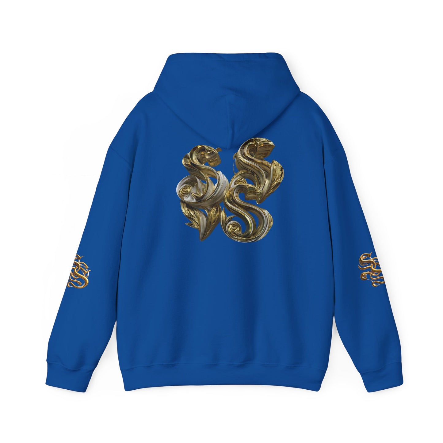 Luxury Gold Print Unisex Hoodie - Supreme SHISHII Design