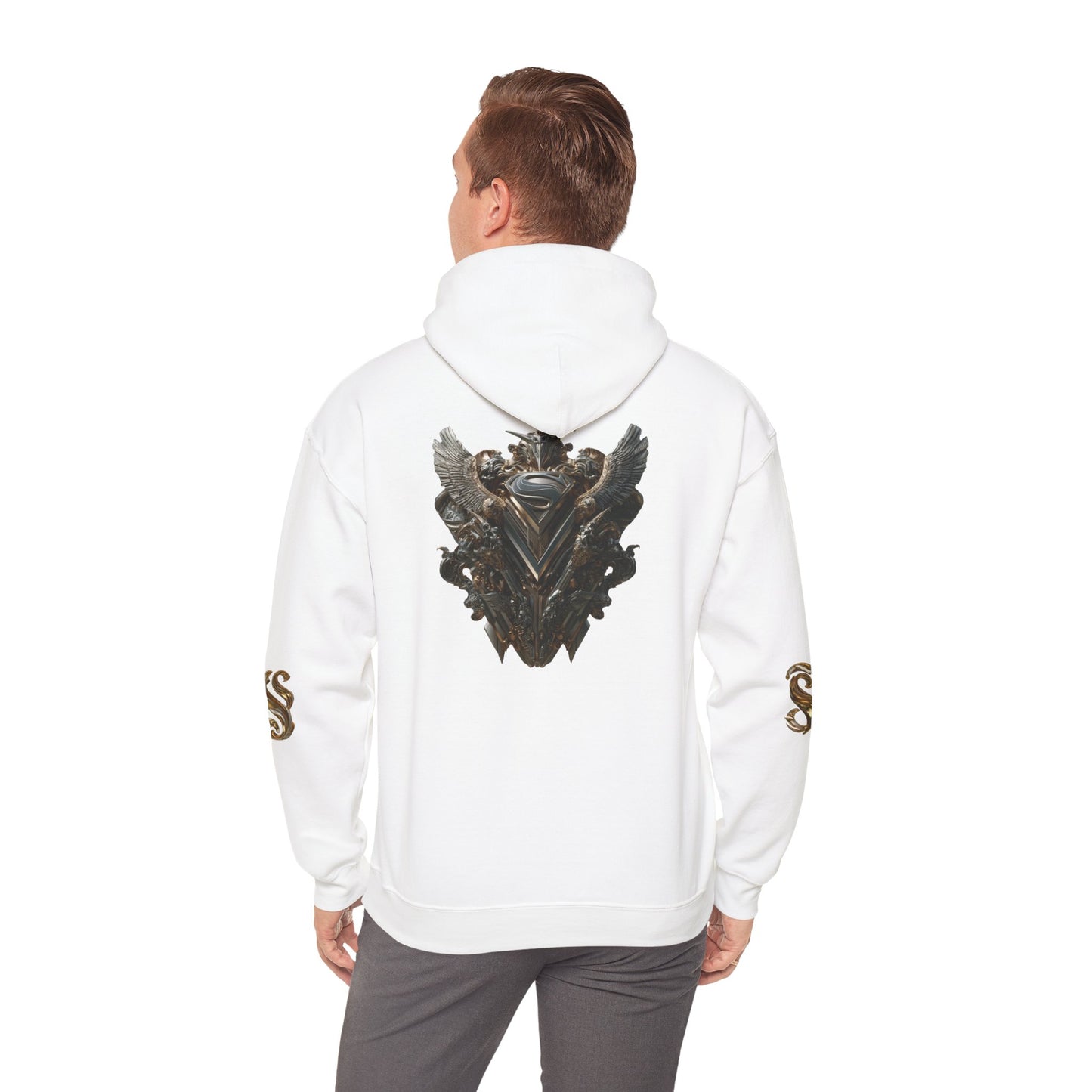 Epic Fantasy Unisex Hooded Sweatshirt with Bold Design