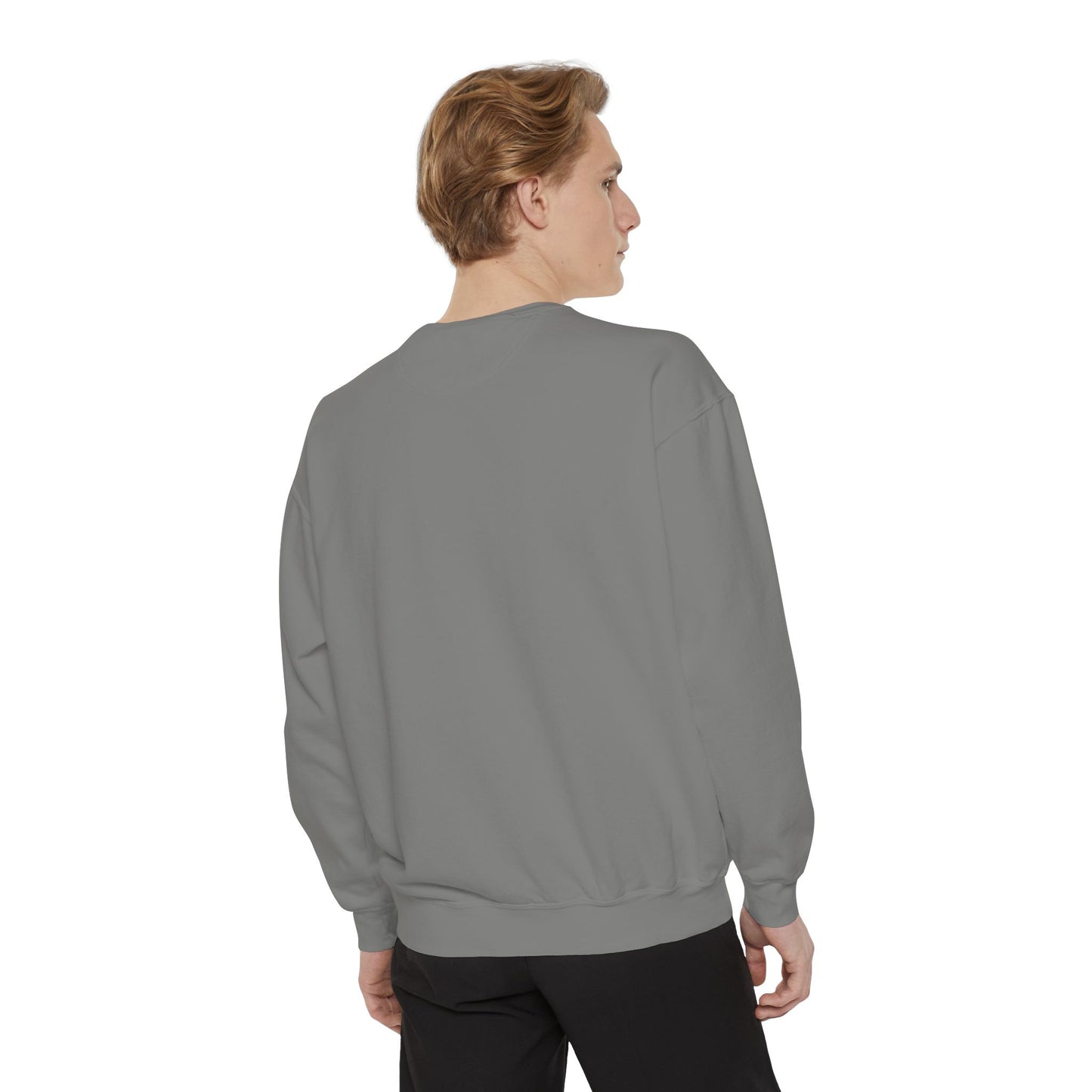 Eco-Friendly Unisex Garment-Dyed Sweatshirt with Stylish Design