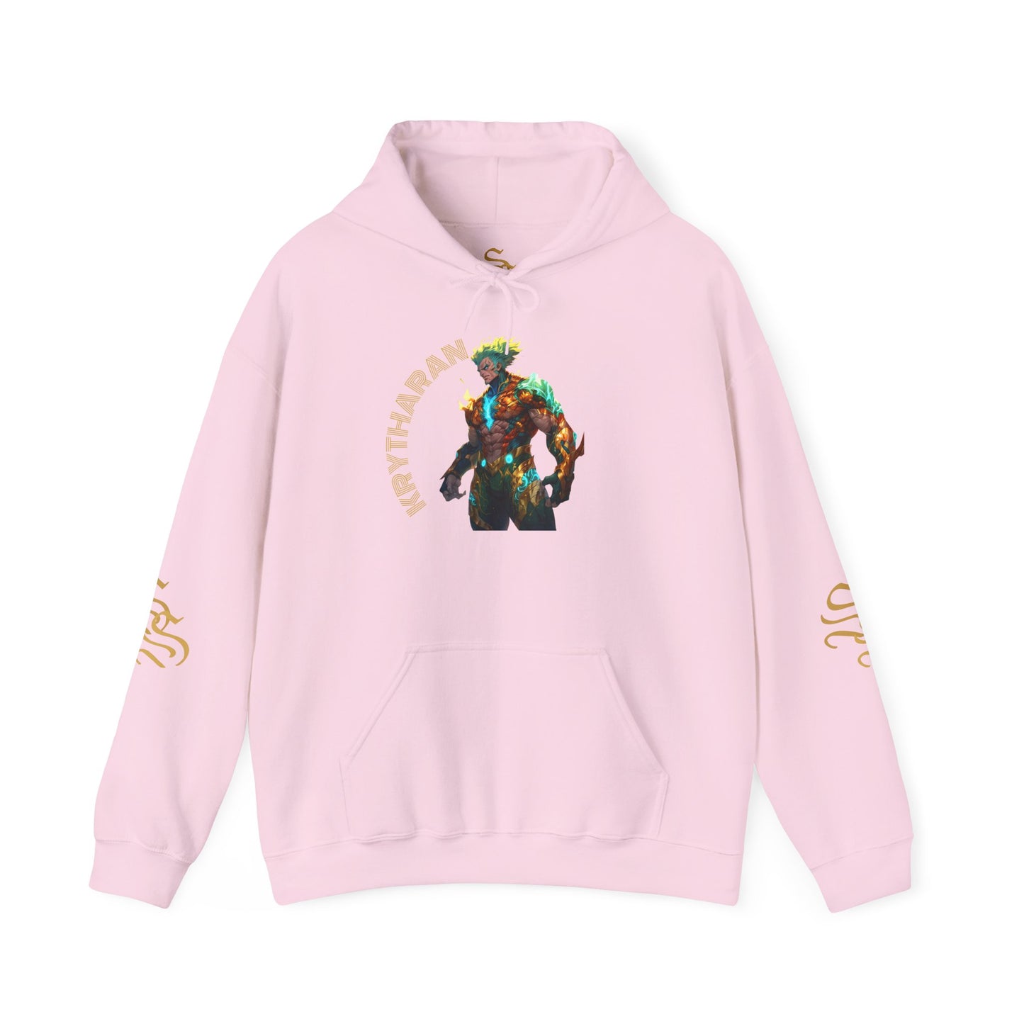 Fantasy-Inspired Unisex Hoodie with Mythical Graphic Design