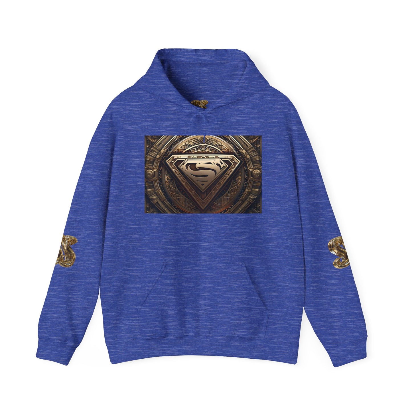 Superhero Heavy Blend™ Hoodie – Stylish Unisex Sweatshirt with Iconic Emblem