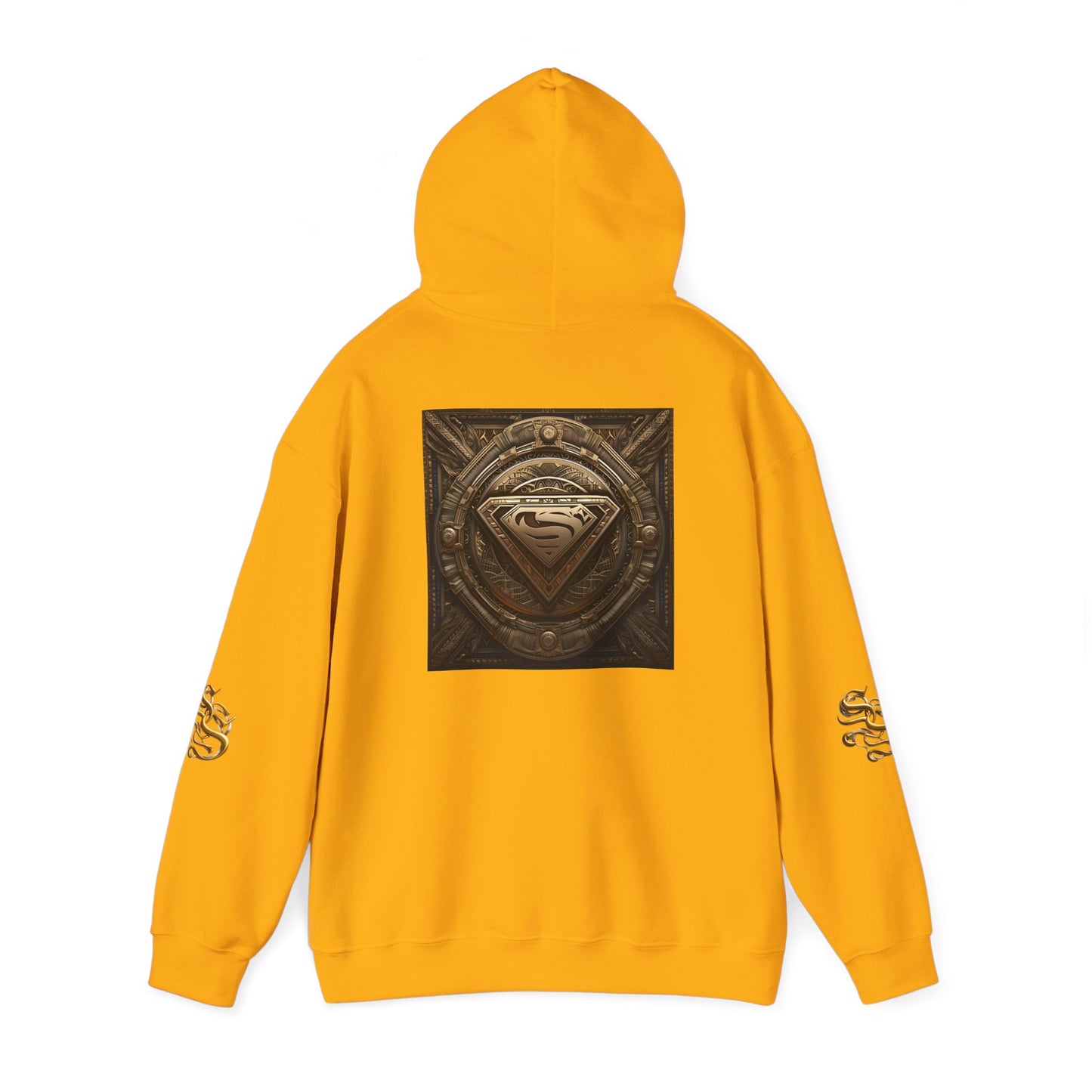 Superhero Emblem Unisex Hoodie - Heavy Blend™ Sweatshirt