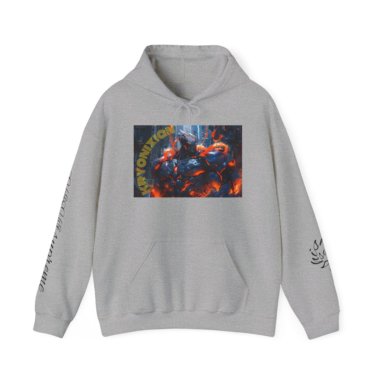 Kryonixan in the city Unisex Heavy Blend™ Hoodie – Street Style Art for Everyday Wear