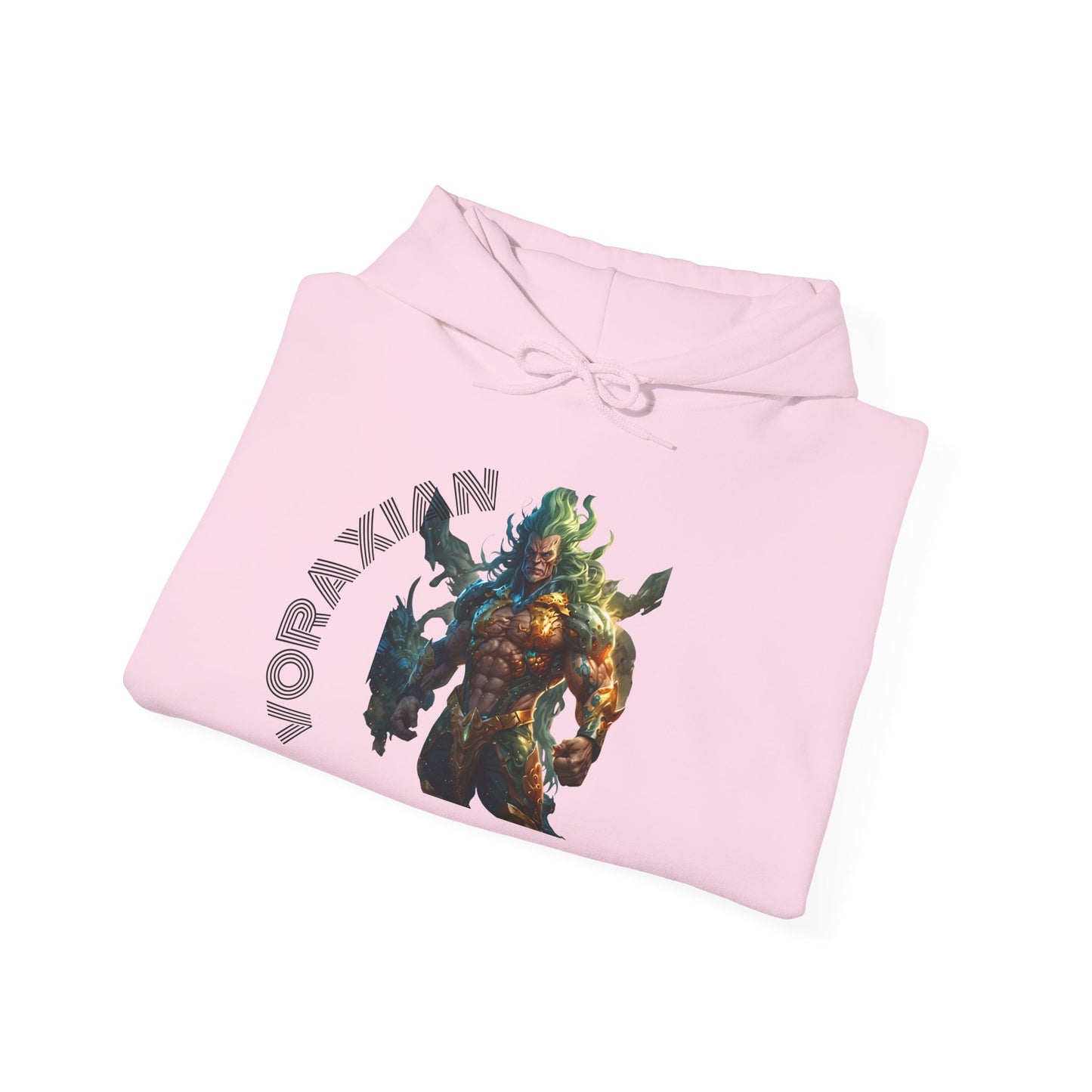 Fantasy Graphic Hoodie for Gaming Fans, Cozy Pullover with Unique Character Design, Perfect for Gifting, Casual Wear, and Celebrations