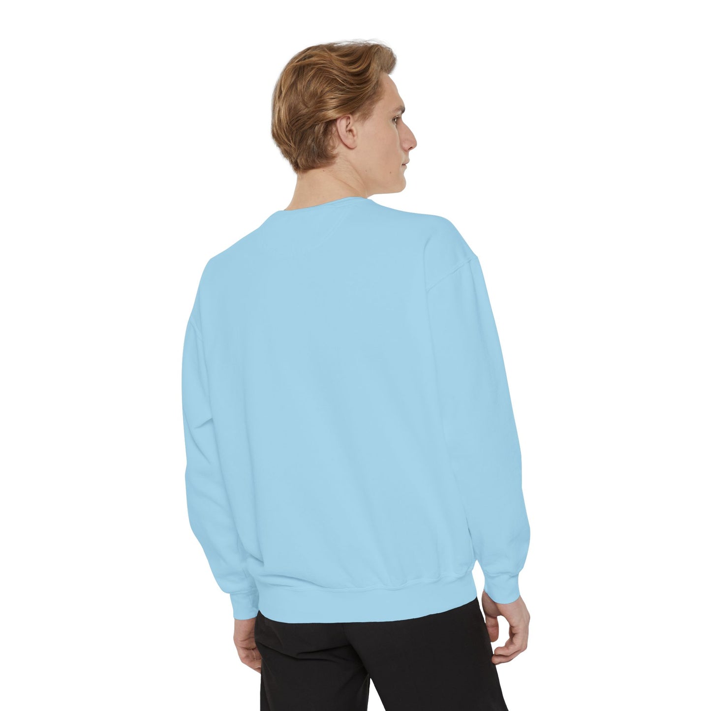 Eco-Friendly Unisex Garment-Dyed Sweatshirt with Stylish Design