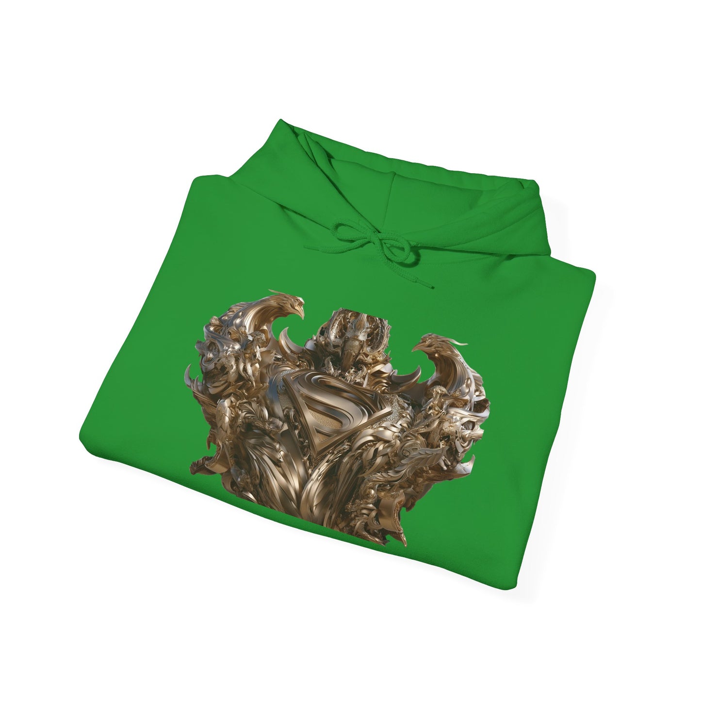 Epic Superhero Hoodie with Metallic Design - Unisex Heavy Blend™