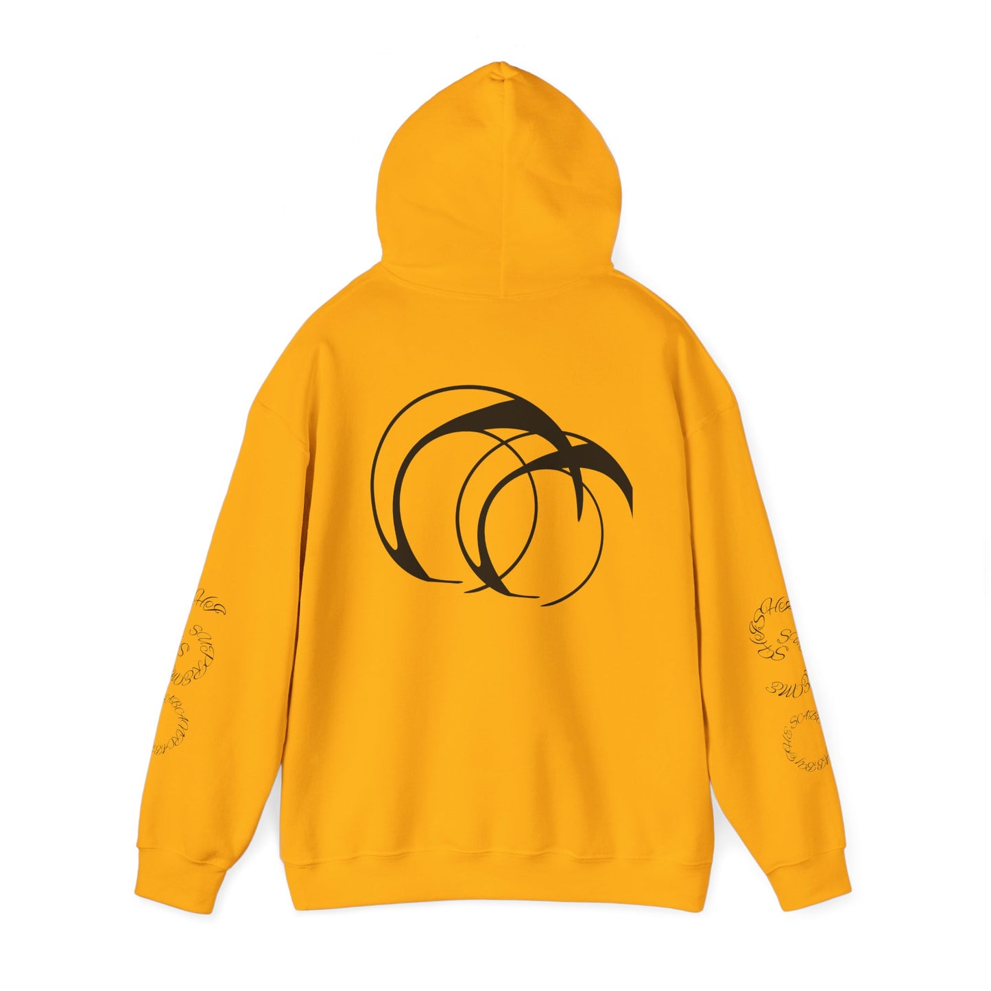 Golden Warrior Hoodie - Unisex Heavy Blend Sweatshirt with Artistic Design